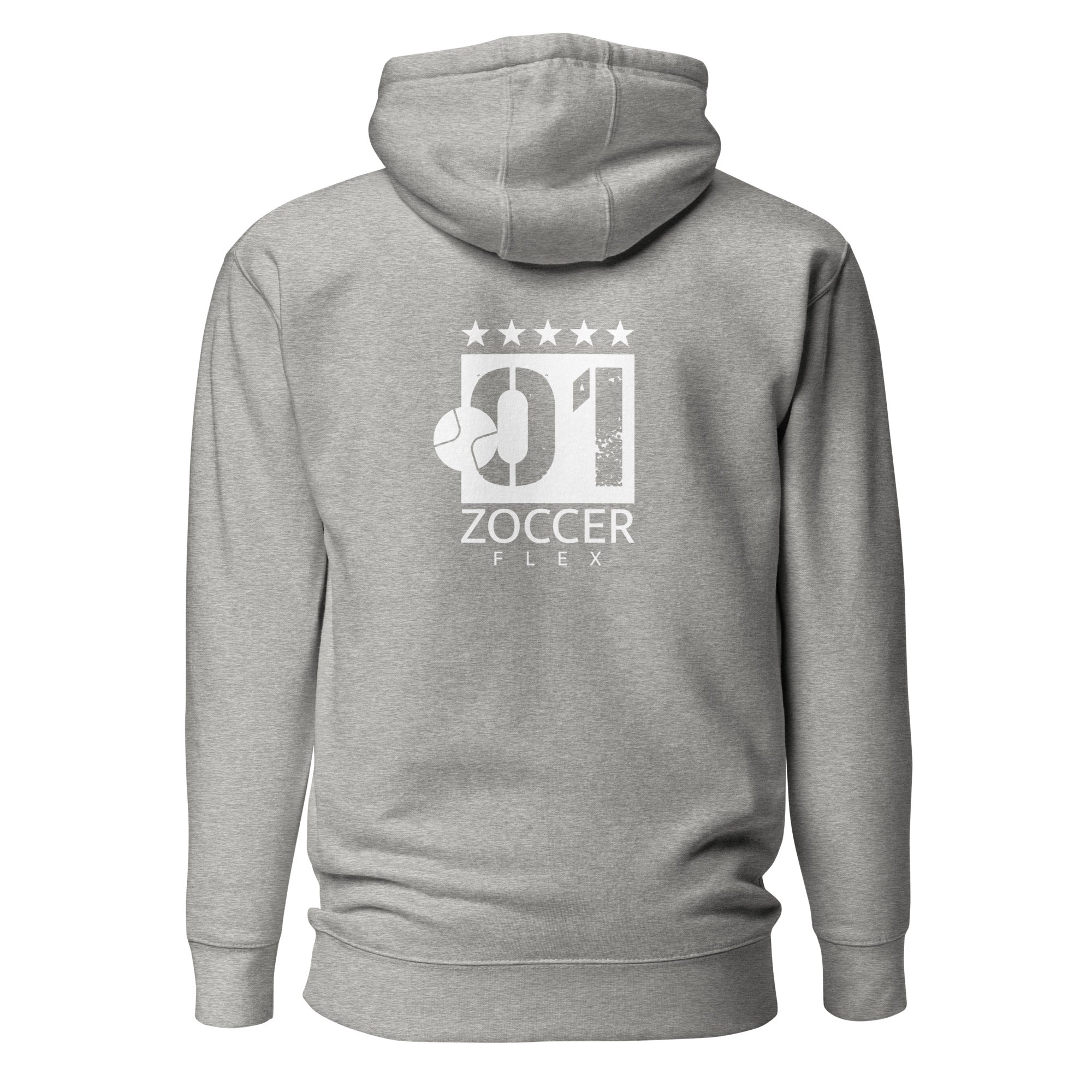 Fußball Hoodie Unisex Zoccer Flex, sportliche Sportswear für Kicker & Fußballer. Weich, warm & perfekt für Training & Stadion