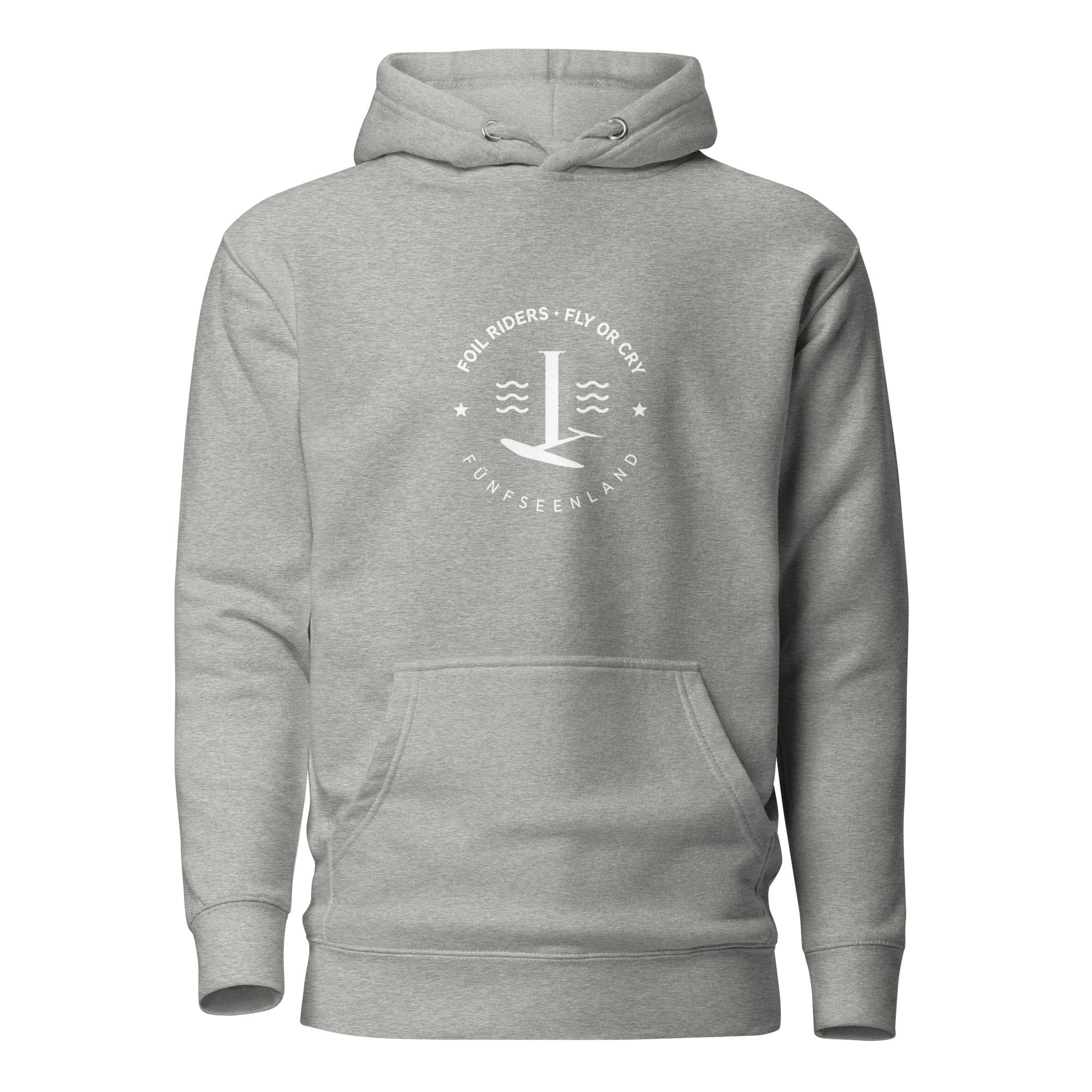 Foilen & Wingfoilen Hoodie Unisex inspiriert vom Wingfoilen und Foilsurfen am Ammersee, Starnberger See, Wörthsee, Pilsensee
