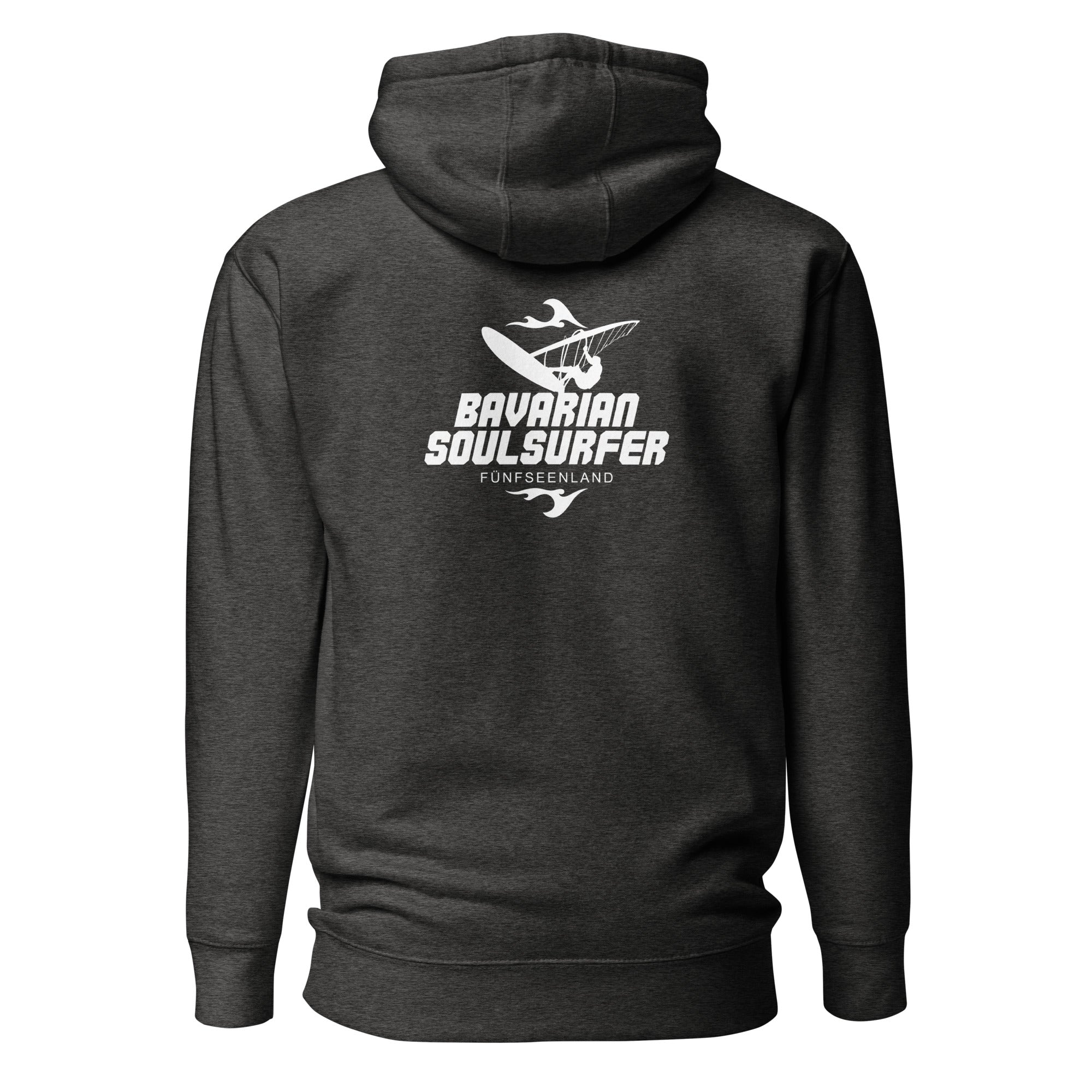 Windsurfen Hoodie Unisex, Windsurf Kapuzenpullover inspiriert vom Windsurfen am Ammersee, Starnberger See, Wörthsee Pilsensee