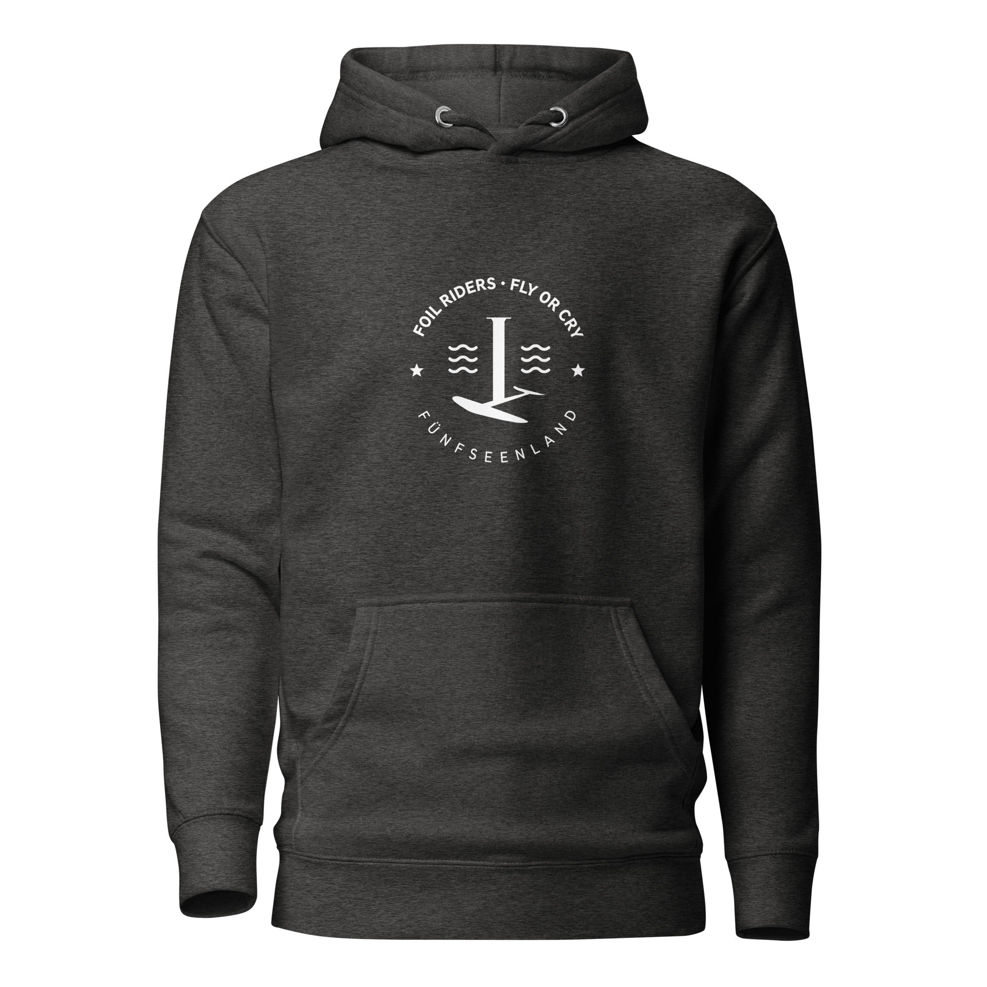 Foilen & Wingfoilen Hoodie Unisex inspiriert vom Wingfoilen und Foilsurfen am Ammersee, Starnberger See, Wörthsee, Pilsensee