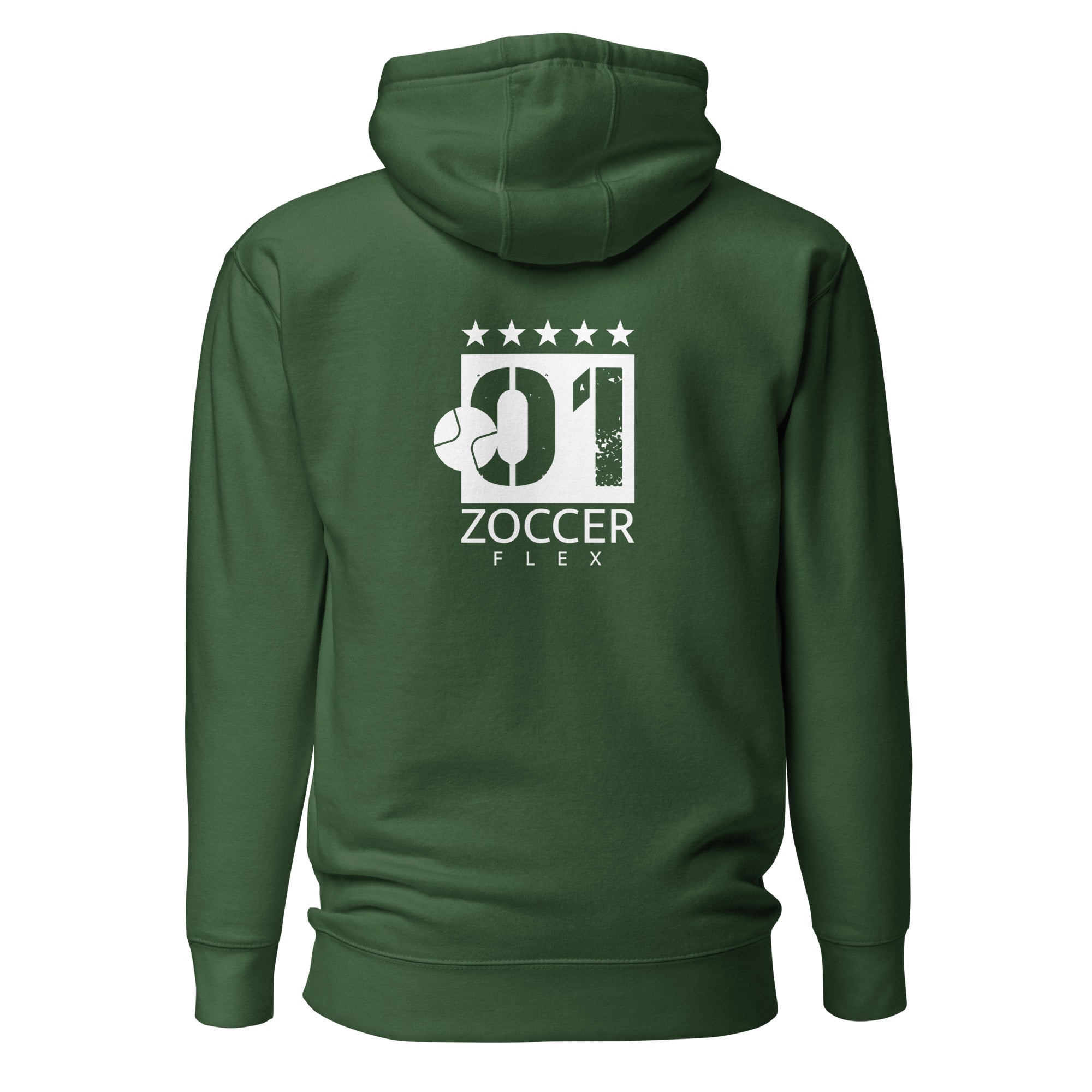Fußball Hoodie Unisex Zoccer Flex, sportliche Sportswear für Kicker & Fußballer. Weich, warm & perfekt für Training & Stadion