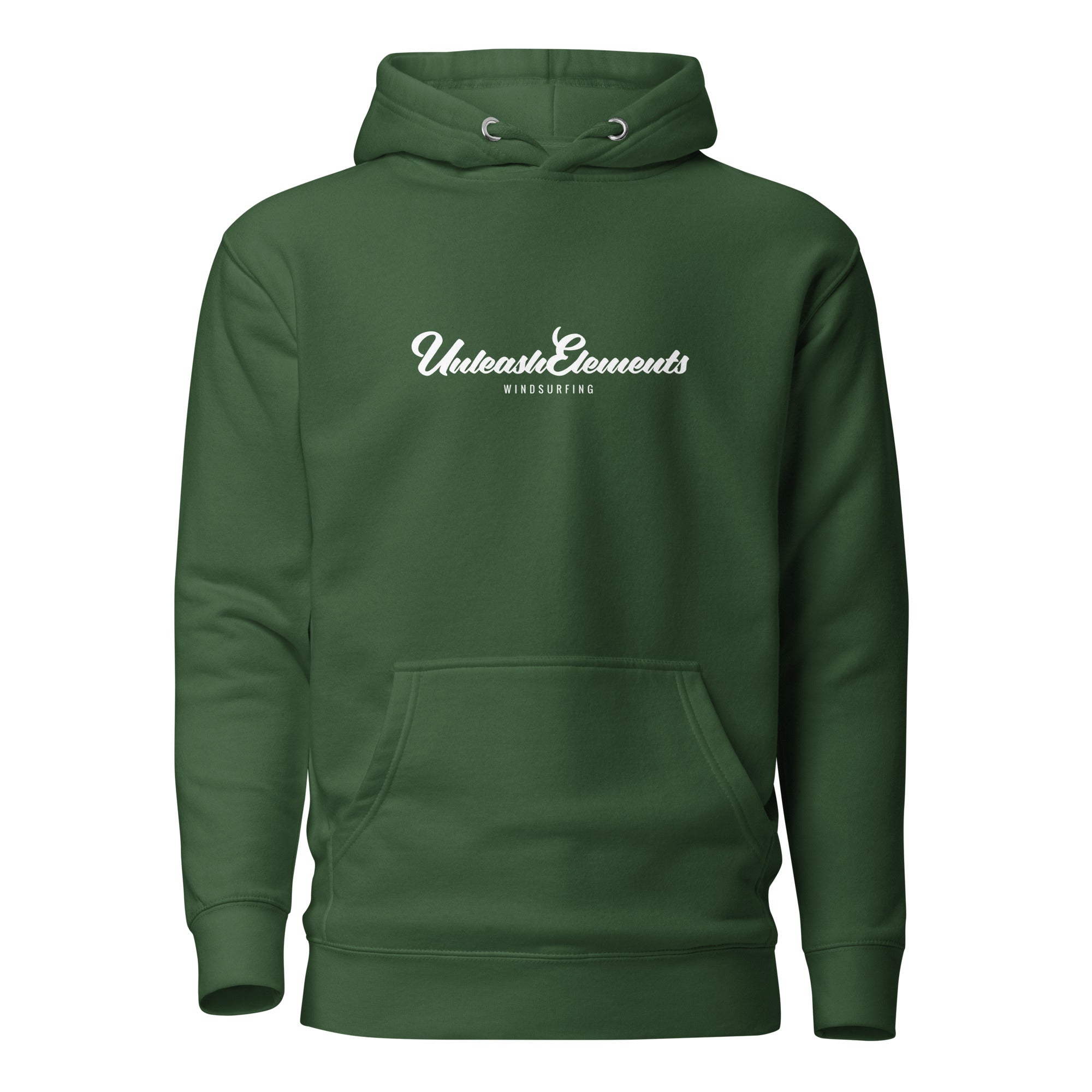 Windsurfen Hoodie Unisex – Unleash Elements Windsurfing inspiriert vom Windsurfen am Ammersee, Starnberg, Wörthsee, Pilsensee