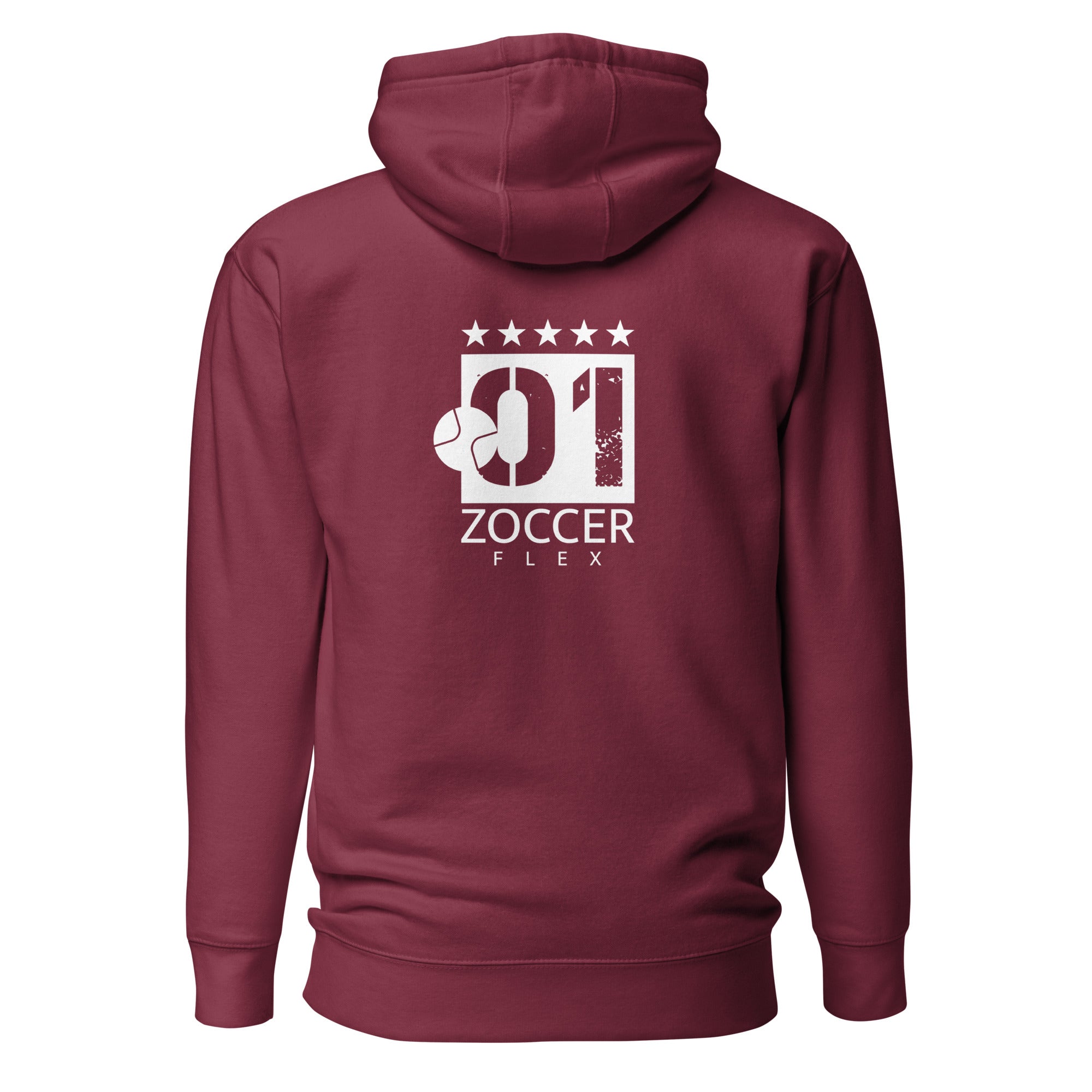 Fußball Hoodie Unisex Zoccer Flex, sportliche Sportswear für Kicker & Fußballer. Weich, warm & perfekt für Training & Stadion
