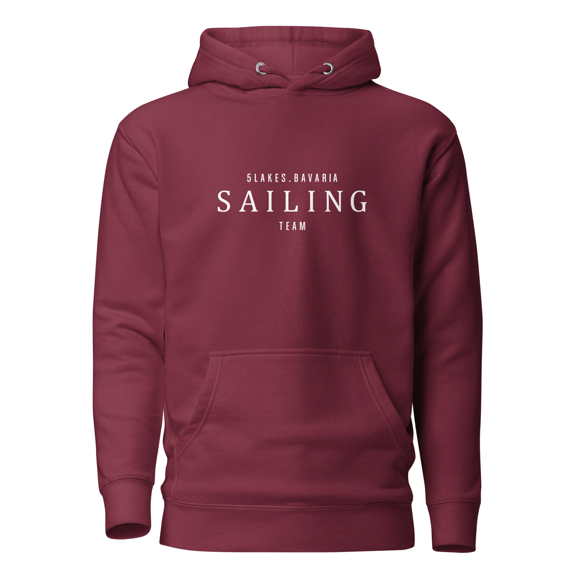 Segeln Unisex Hoodie – Segel Shirt ist inspiriert vom Segeln auf dem Ammersee, Segeln am Starnberger See & Segeln am Wörthsee
