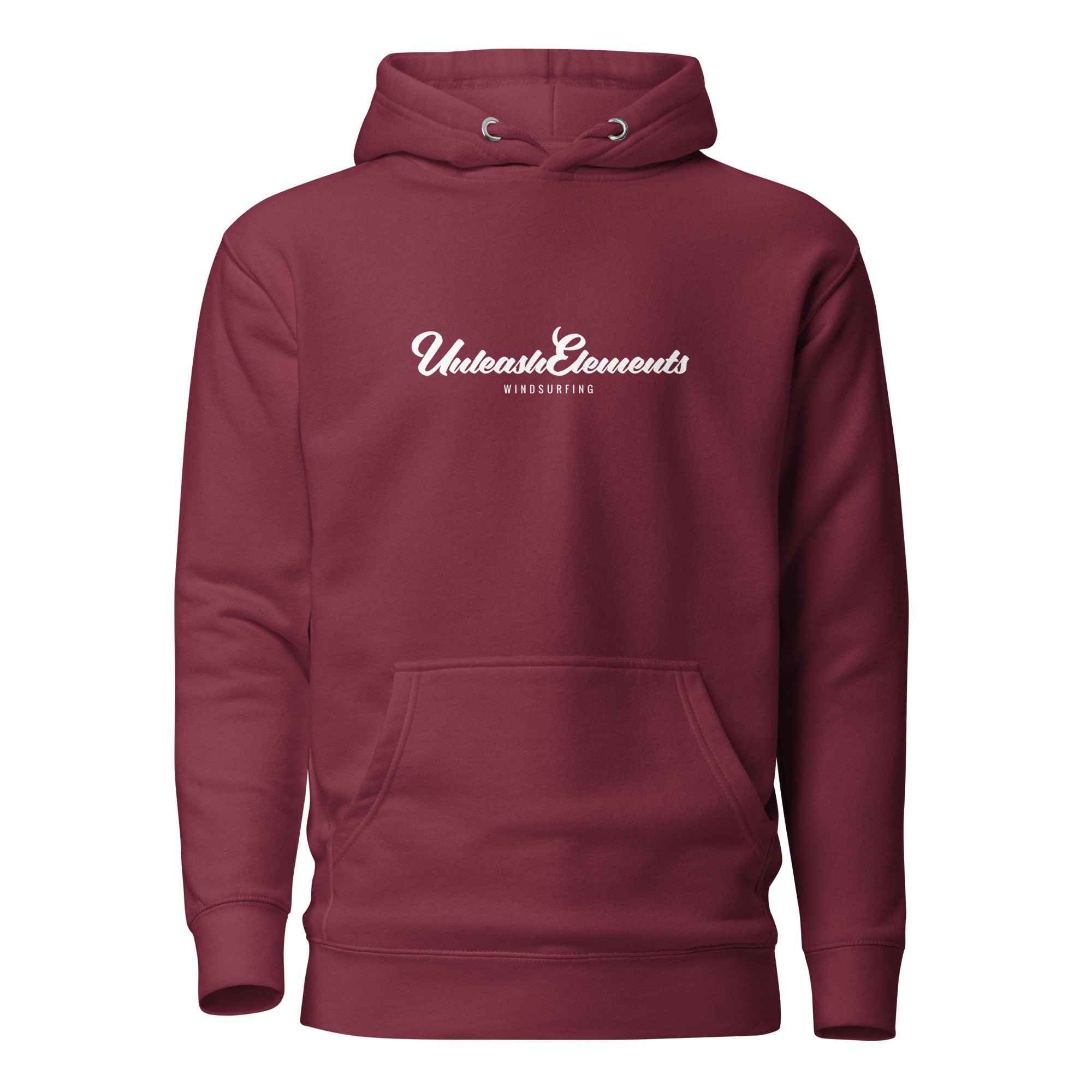 Windsurfen Hoodie Unisex – Unleash Elements Windsurfing inspiriert vom Windsurfen am Ammersee, Starnberg, Wörthsee, Pilsensee