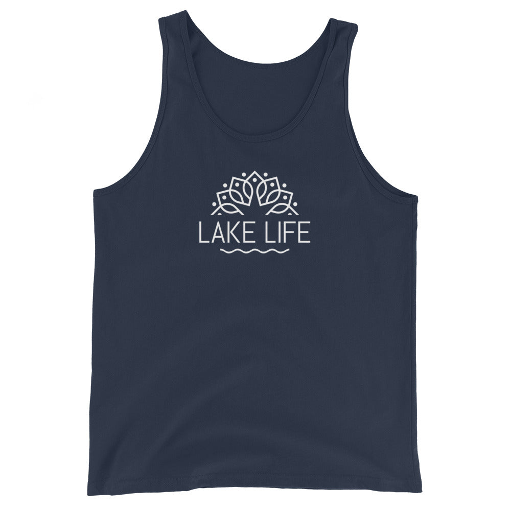 Ammersoul Lake Life Tank Top Unisex Navy – nachhaltige Mode inspiriert vom Ammersee & Fünfseenland in Bayern