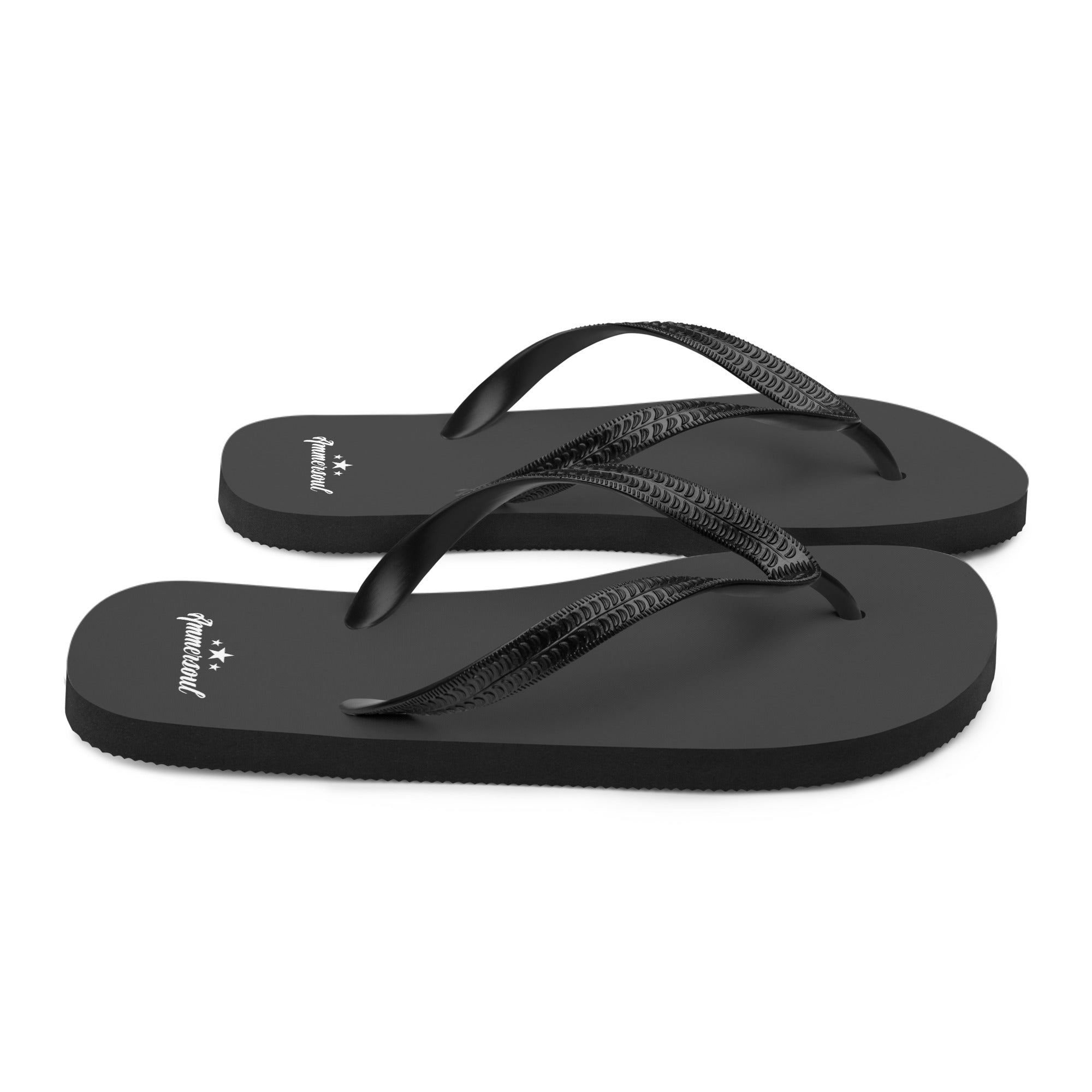 Ammersoul Flip-Flops, Schwarz, Unisex Footwear & Schuhe für Damen (Frauen) und Herren (Männer) aus dem Fünfseenland in Bayern