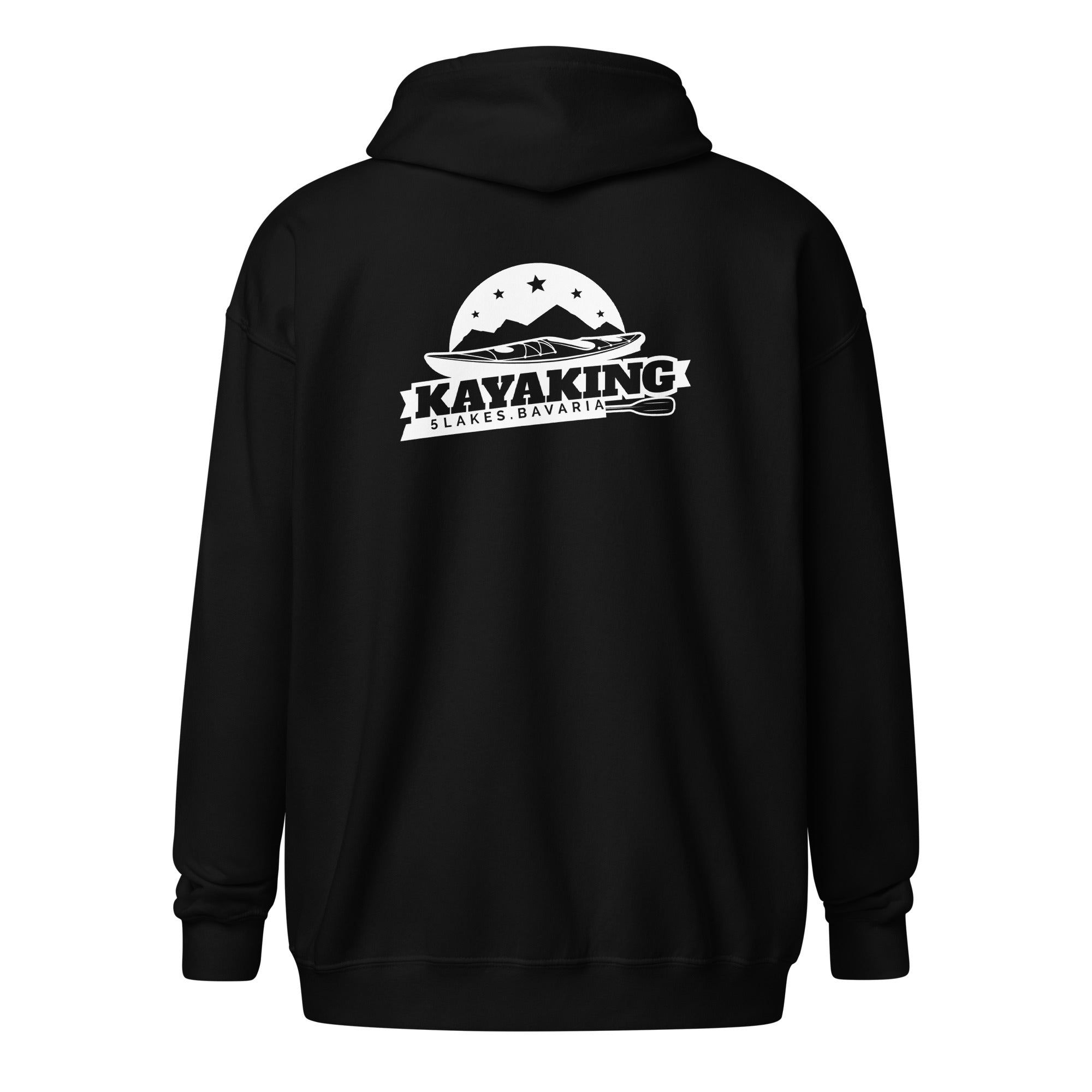 Kayak Zipper Unisex – Kayaking bei Nacht, inspiriert vom Kayaking am Abend am Ammersee, Starnberger See, Wörthsee, Pilsensee