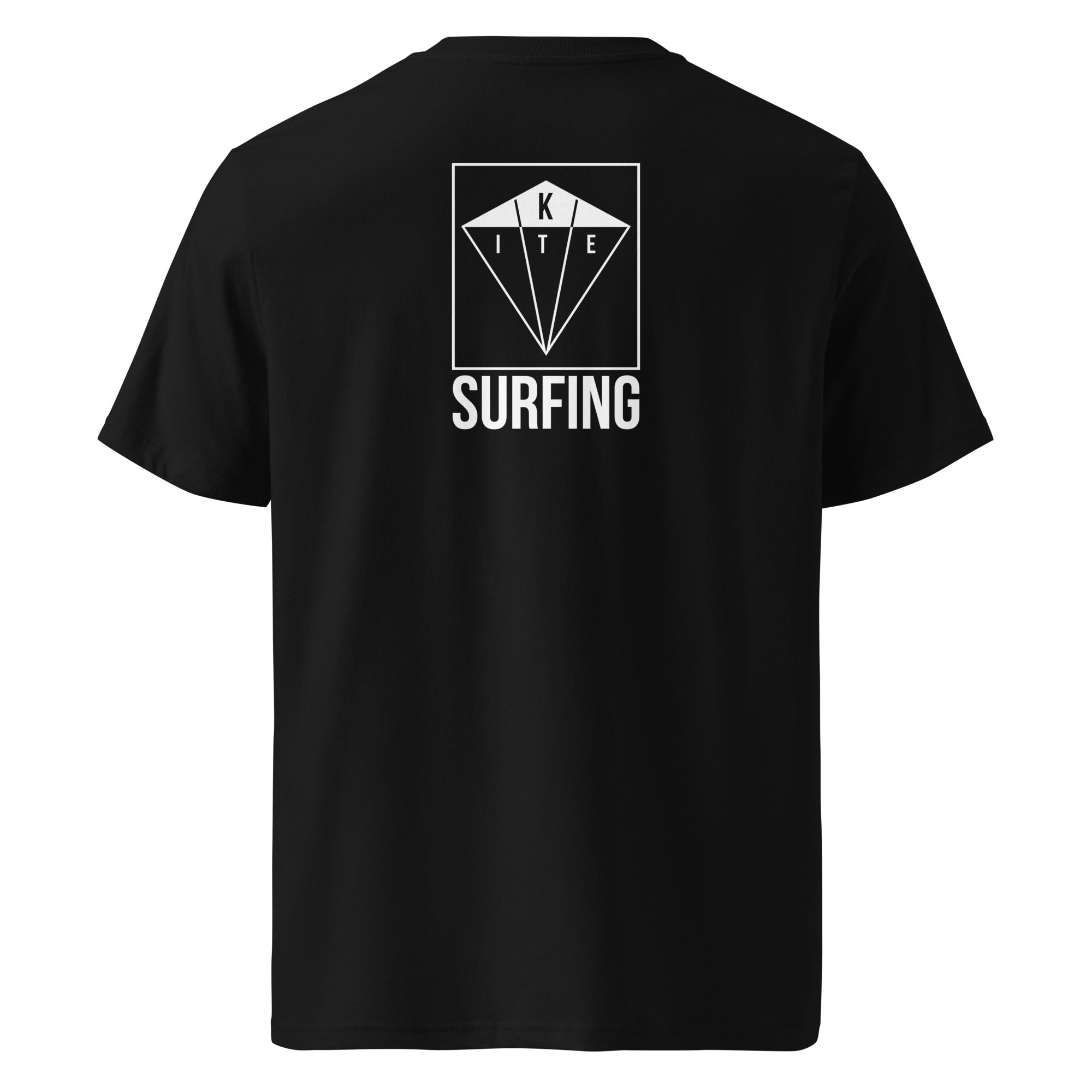 Kitesurfen T-Shirt Unisex Schwarz – Ammersoul Streetwear inspiriert vom Ammersee und Kitesurf Kultur in Bayern.