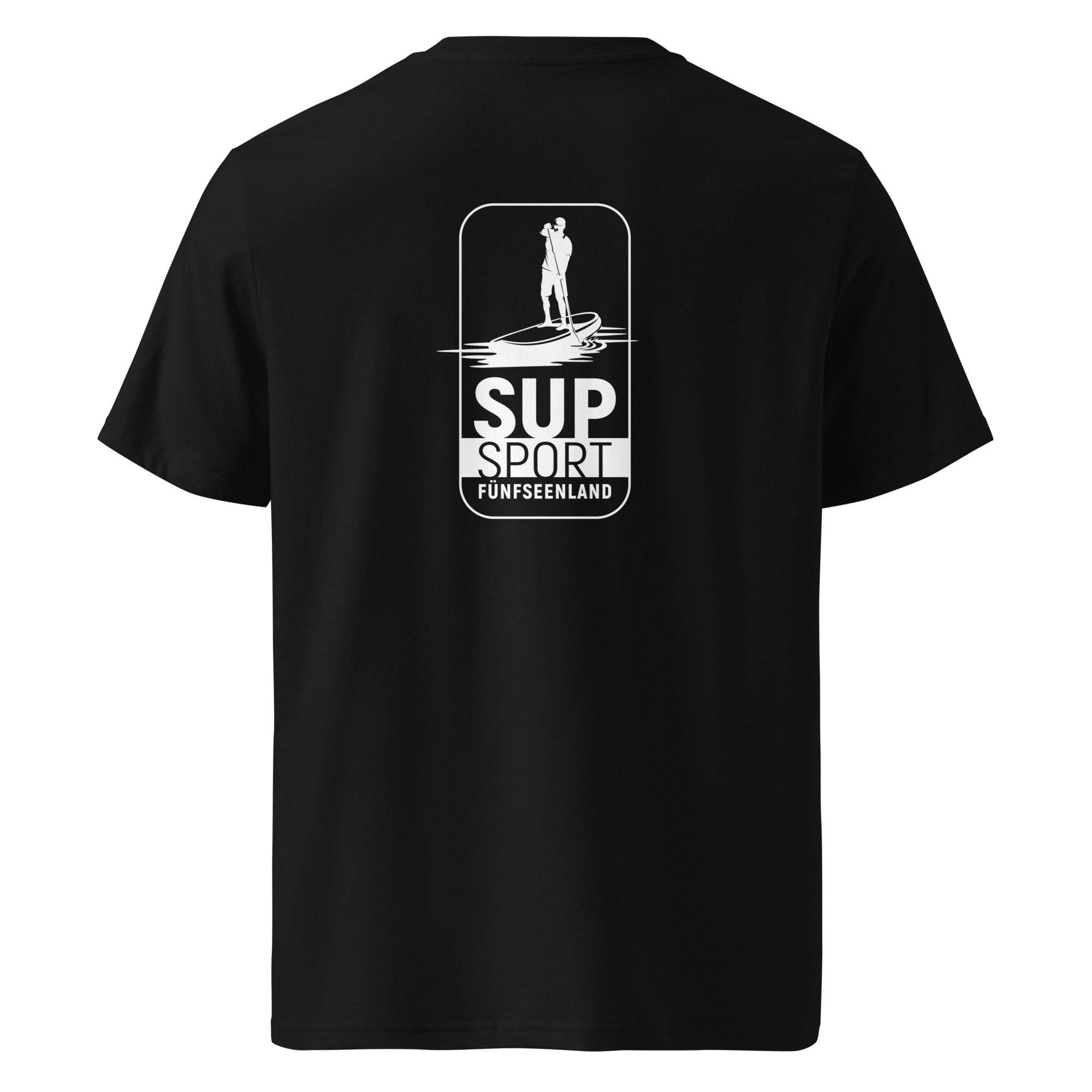 SUP Fünfseenland T-Shirt Unisex, inspiriert vom Stand-Up-Paddling am Ammersee, Starnberger See, Wörthsee, Pilsensee, Weßling