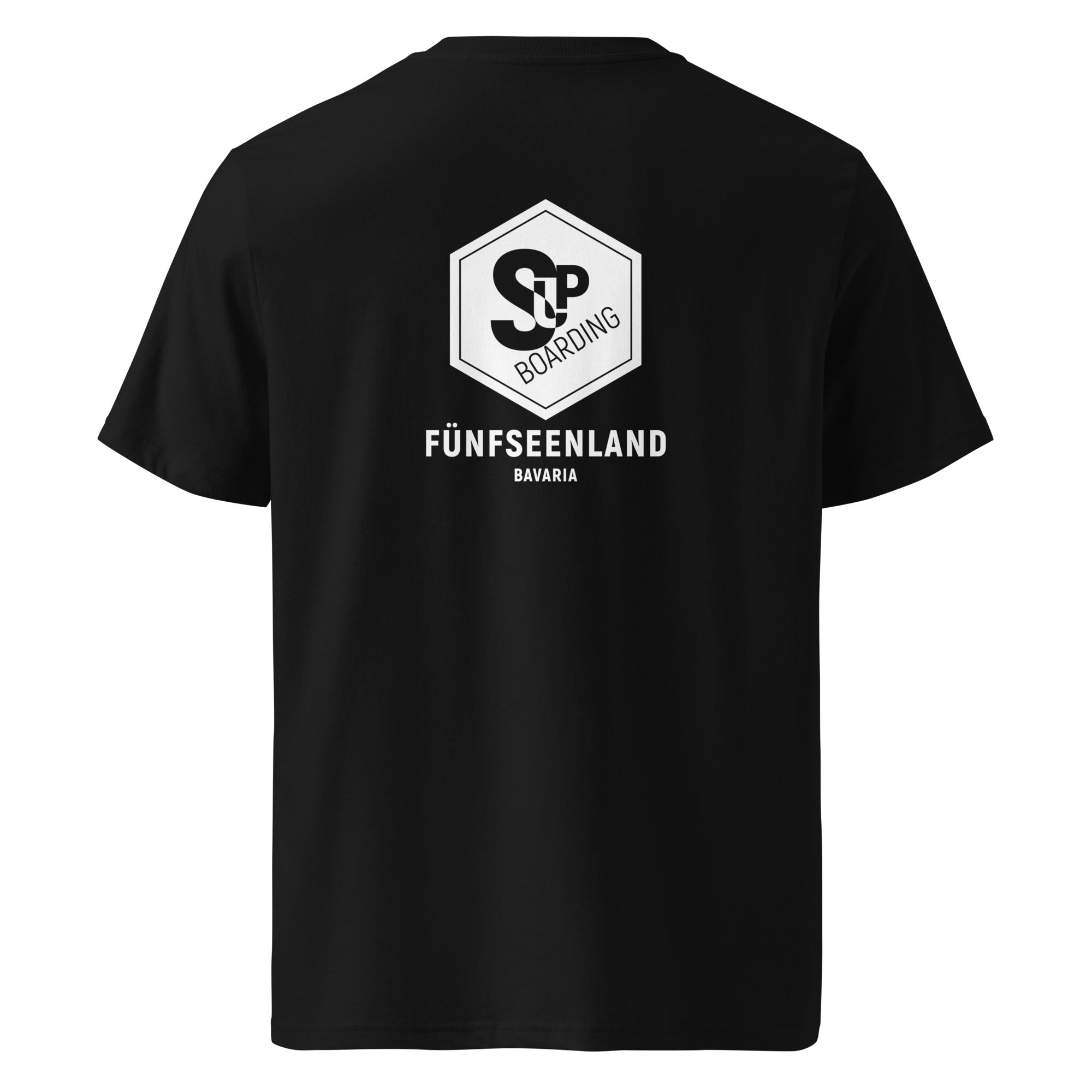 SUP Boarden T-Shirt Fünfseenland inspiriert vom Stand-Up-Paddlen am Ammersee, Starnberger See, Wörthsee, Pilsensee, Weßling