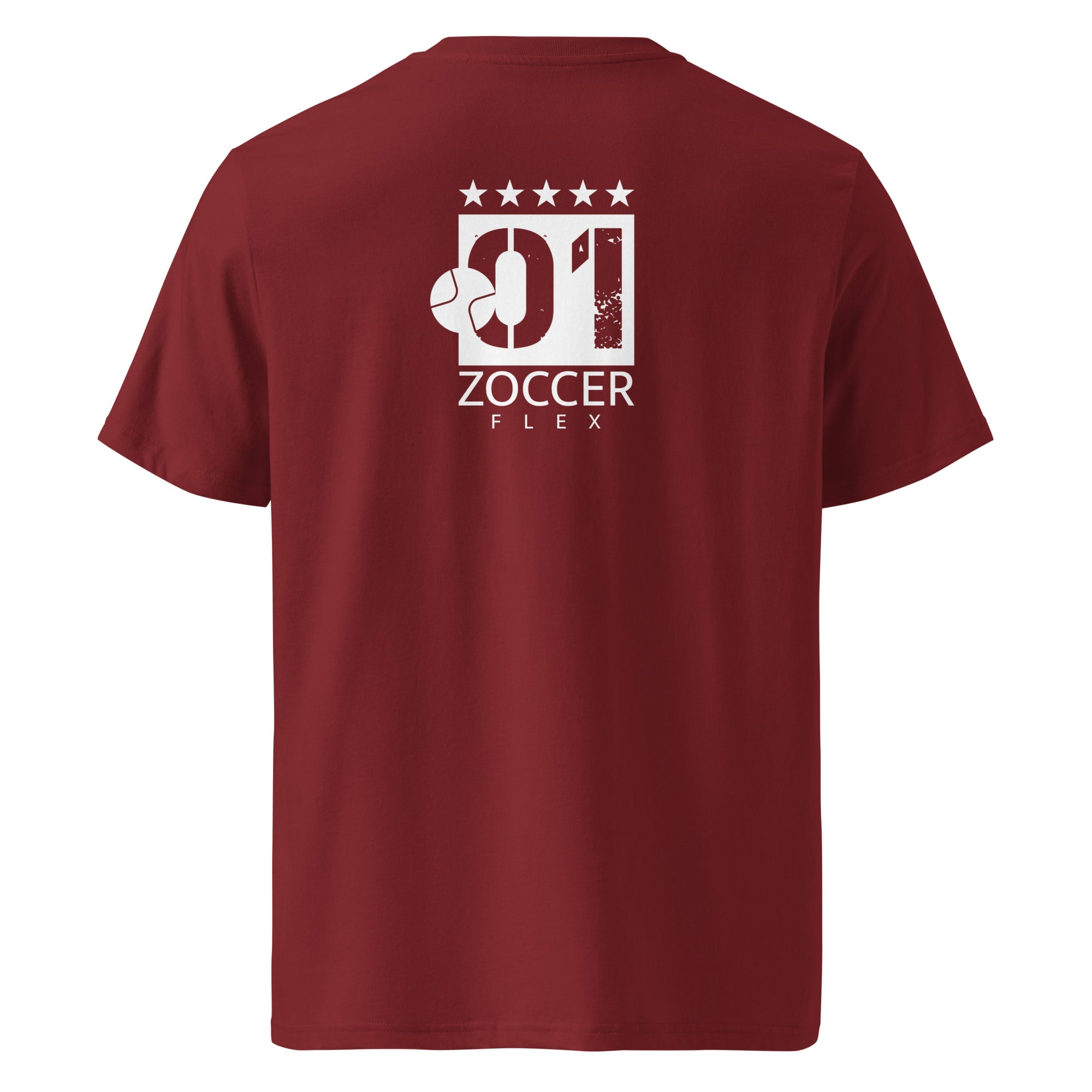 Fußball T-Shirt Rot Front – inspiriert vom Ammersee & Herrsching, auffällige Fußball Mode für Spieler & Fans für Matchday