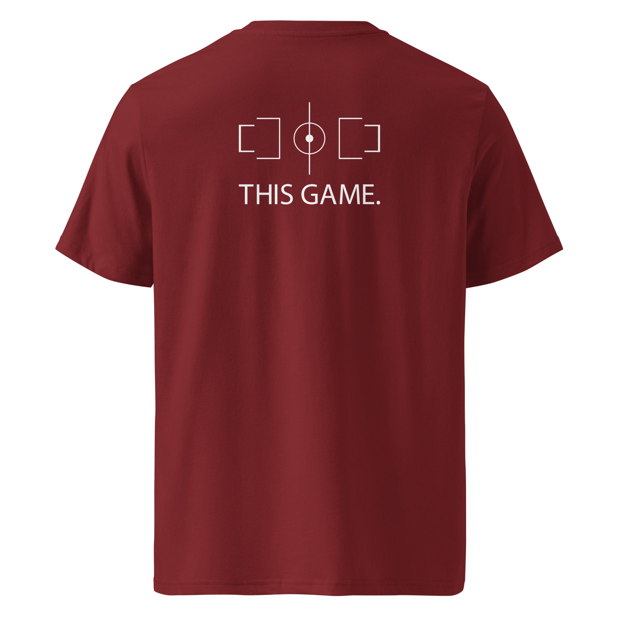 Fußball T-Shirt Unisex Rot, Fußball Spiel Design inspiriert vom Fußball Club in München und Bayern am Ammersee & Fünfseenland