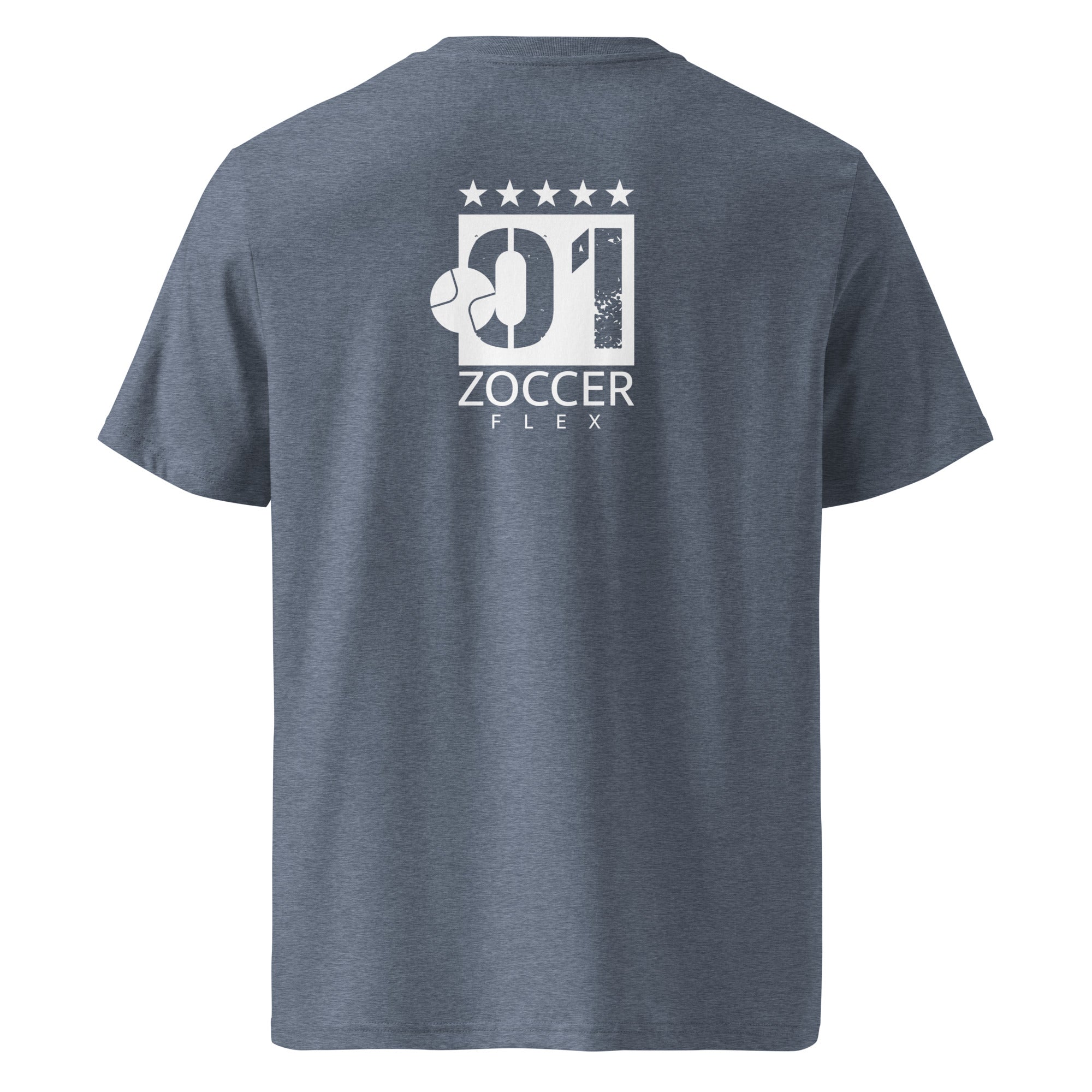 Fußball T-Shirt Grau Front – inspiriert vom Ammersee & Herrsching, sportliches Modelabel für Bolzplatz, Fans im Fünfseenland