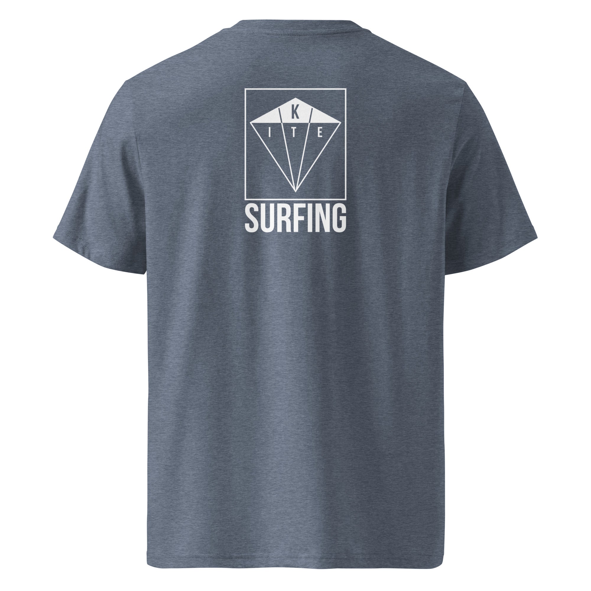 Kitesurfen T-Shirt Unisex Graublau – Ammersoul Streetwear inspiriert vom Ammersee und moderner Surf Kultur.