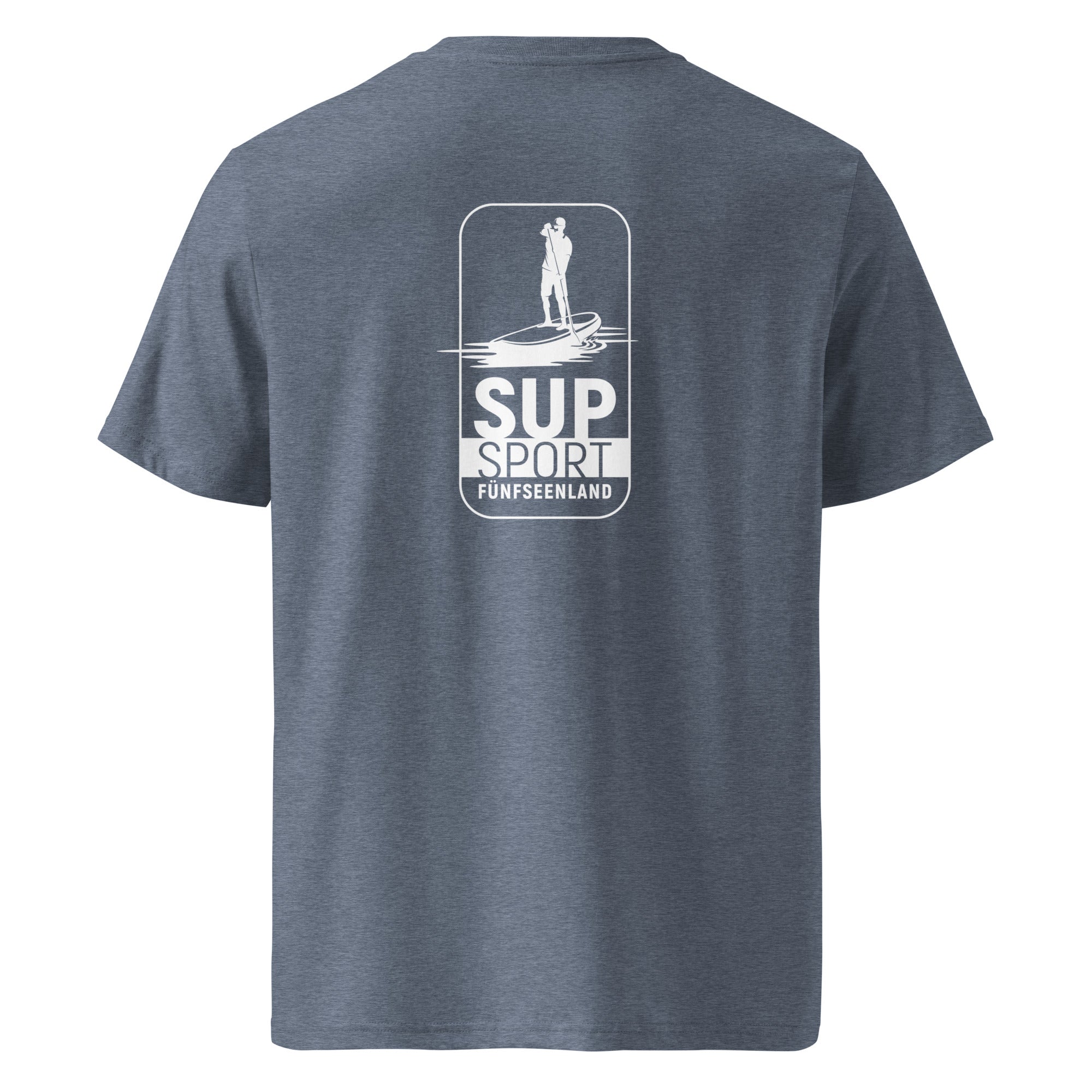 SUP Fünfseenland T-Shirt Unisex, inspiriert vom Stand-Up-Paddling am Ammersee, Starnberger See, Wörthsee, Pilsensee, Weßling