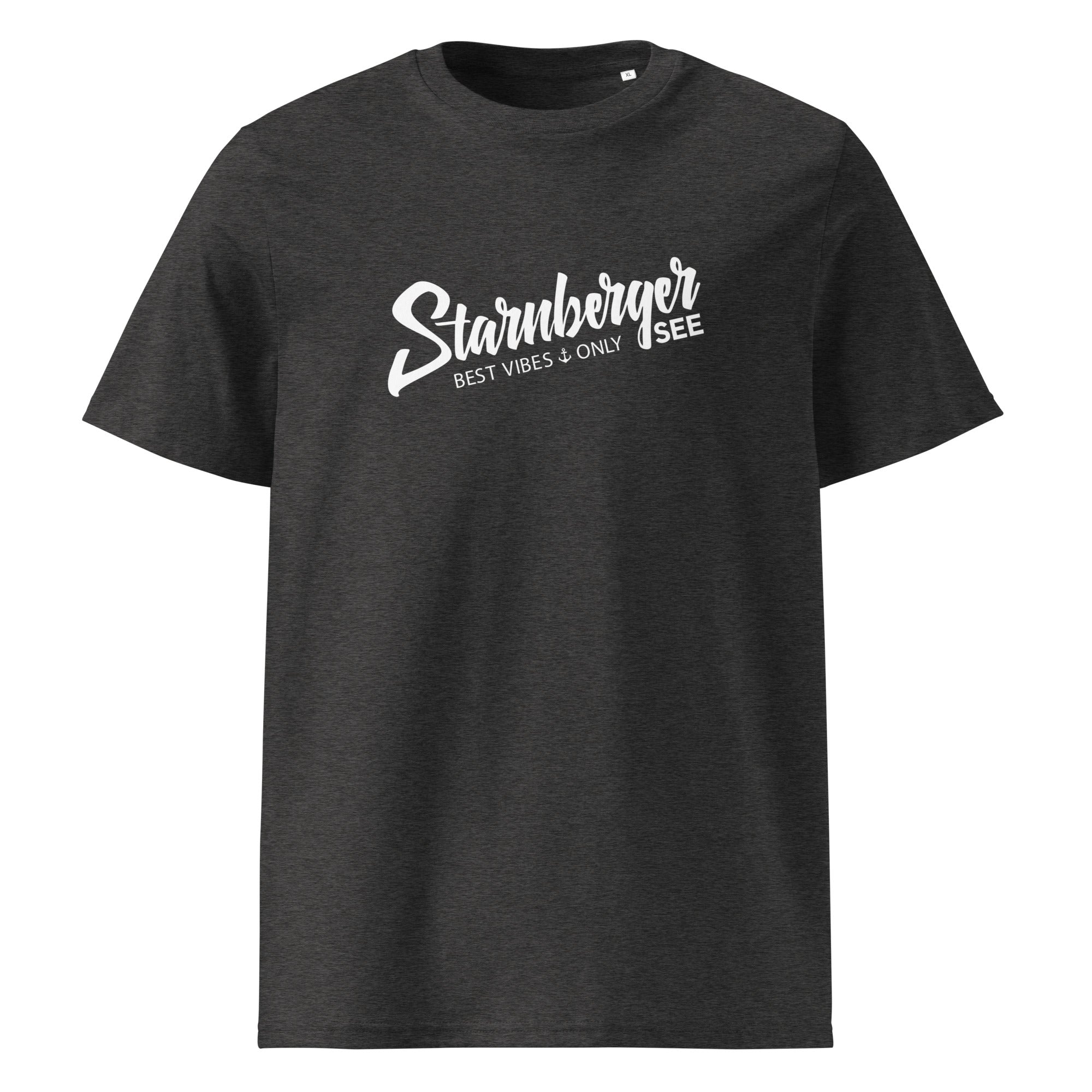 Starnberger See T-Shirt Unisex Anthrazit – nachhaltige Streetwear inspiriert vom Starnberger See & Rieden in Starnberg