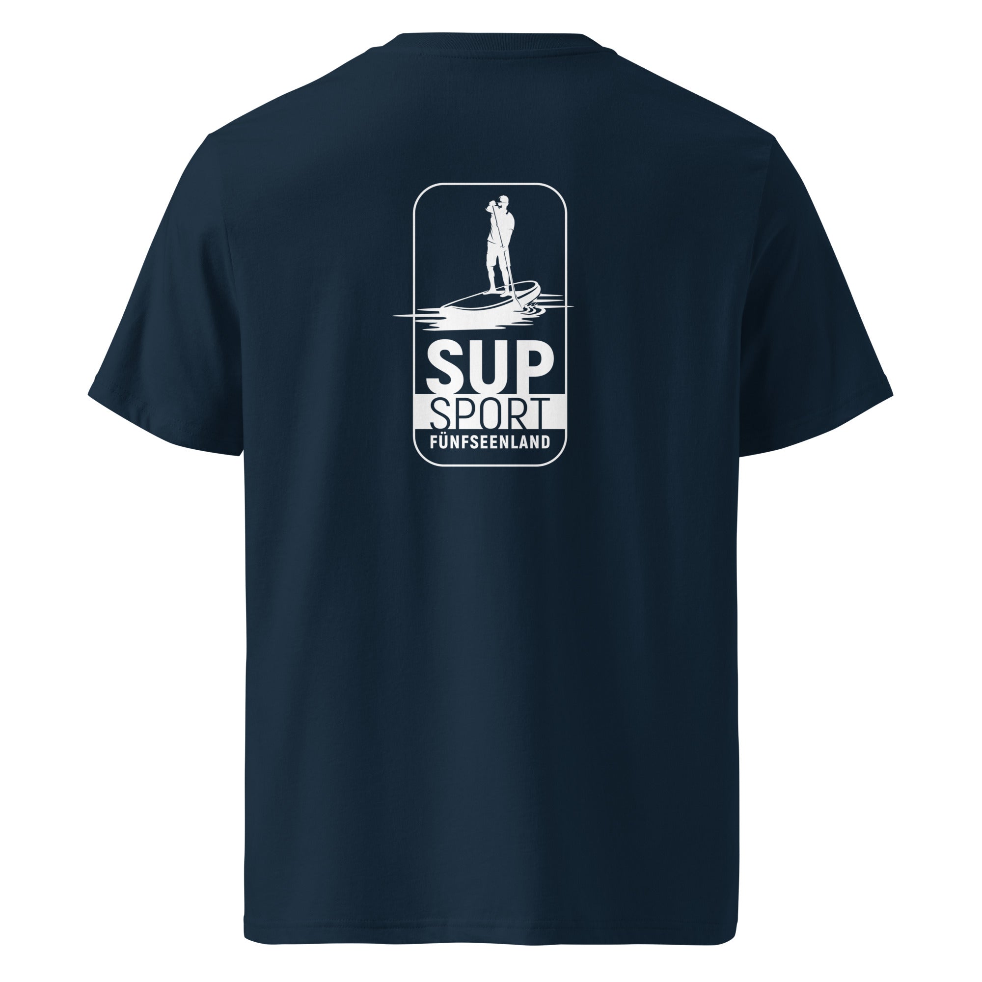 SUP Fünfseenland T-Shirt Unisex, inspiriert vom Stand-Up-Paddling am Ammersee, Starnberger See, Wörthsee, Pilsensee, Weßling