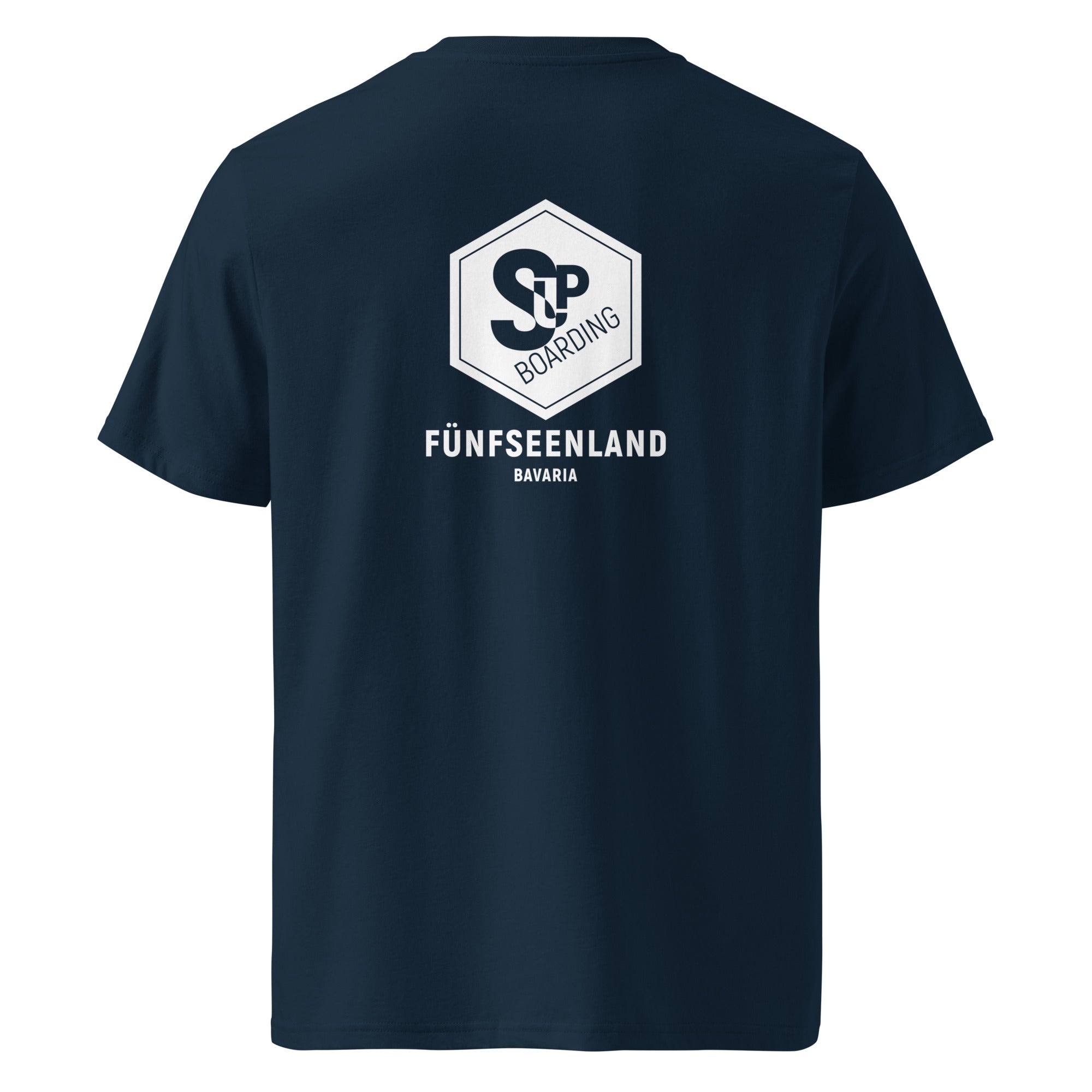 SUP Boarden T-Shirt Fünfseenland inspiriert vom Stand-Up-Paddlen am Ammersee, Starnberger See, Wörthsee, Pilsensee, Weßling