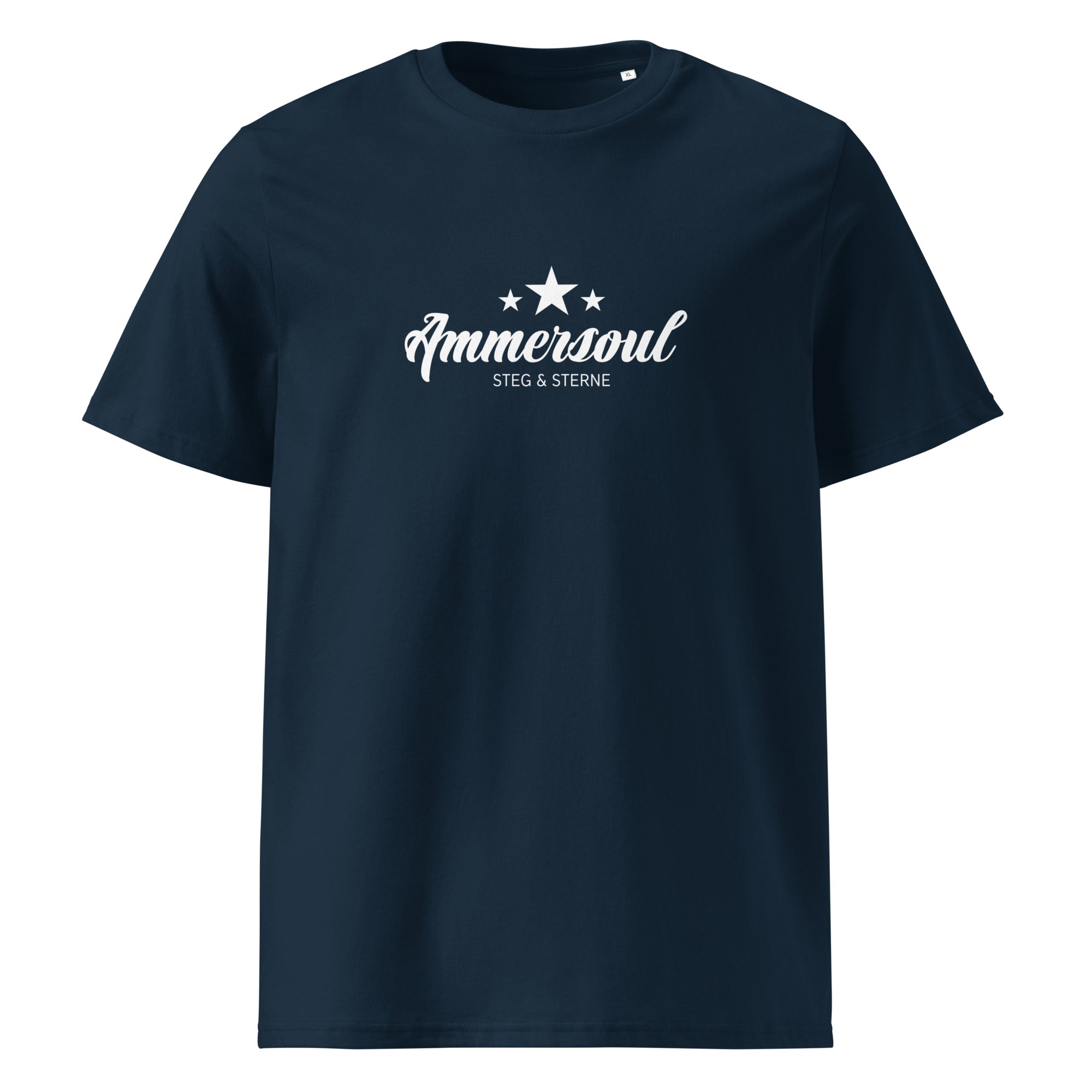 Ammersoul Unisex T-Shirt, dunkelblau, Navy, Modelabel aus Schondorf am Ammersee inspiriert vom Starnberger See, Fünfseenland