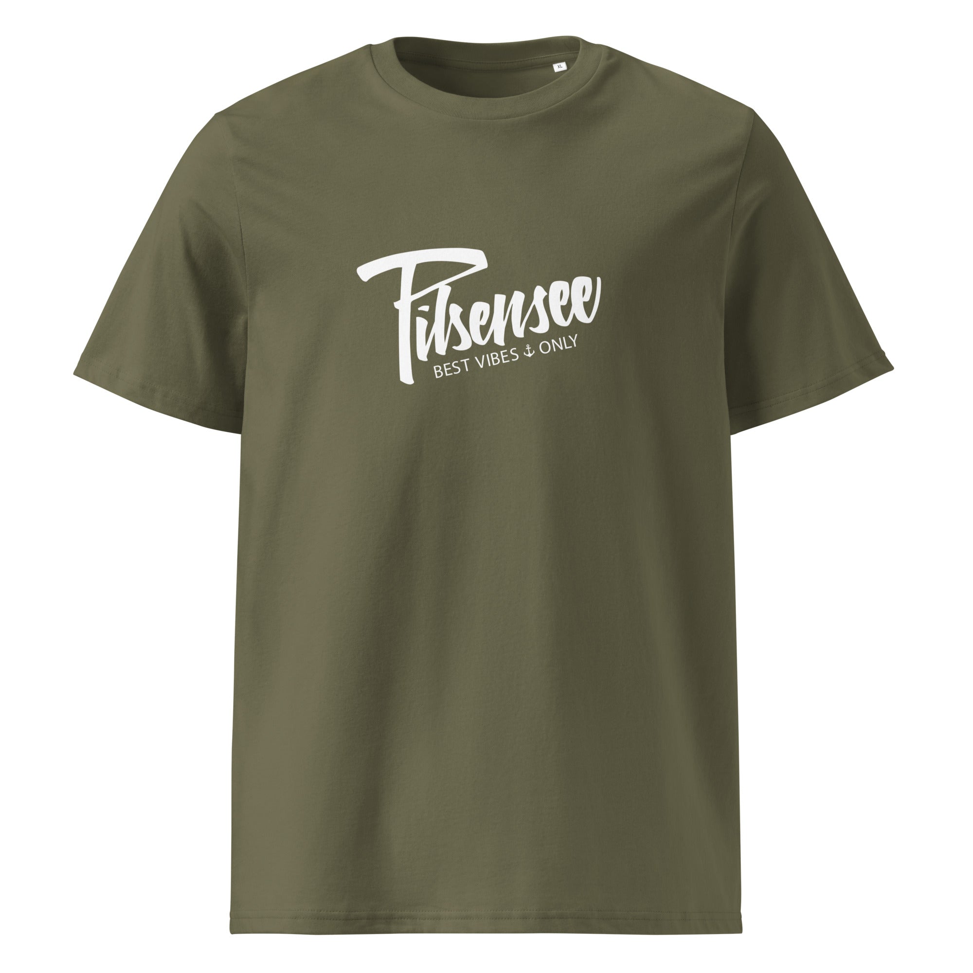 Pilsensee T-Shirt Unisex – Best Vibes Only, inspiriert vom Lebensgefühl am Pilsensee im Fünfseenland.
