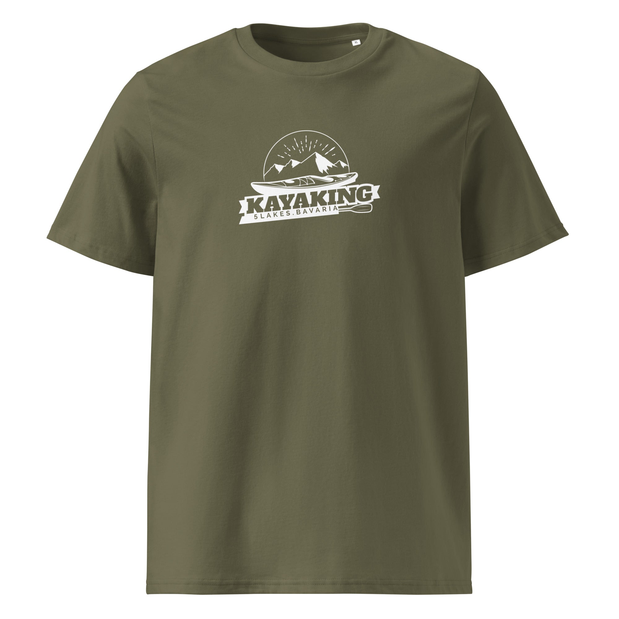 Kayak T-Shirt, Fünfseenland, inspiriert vom Kayak & Kayaking am Ammersee, Starnberger See, Wörthsee, Pilsensee, Weßlinger See