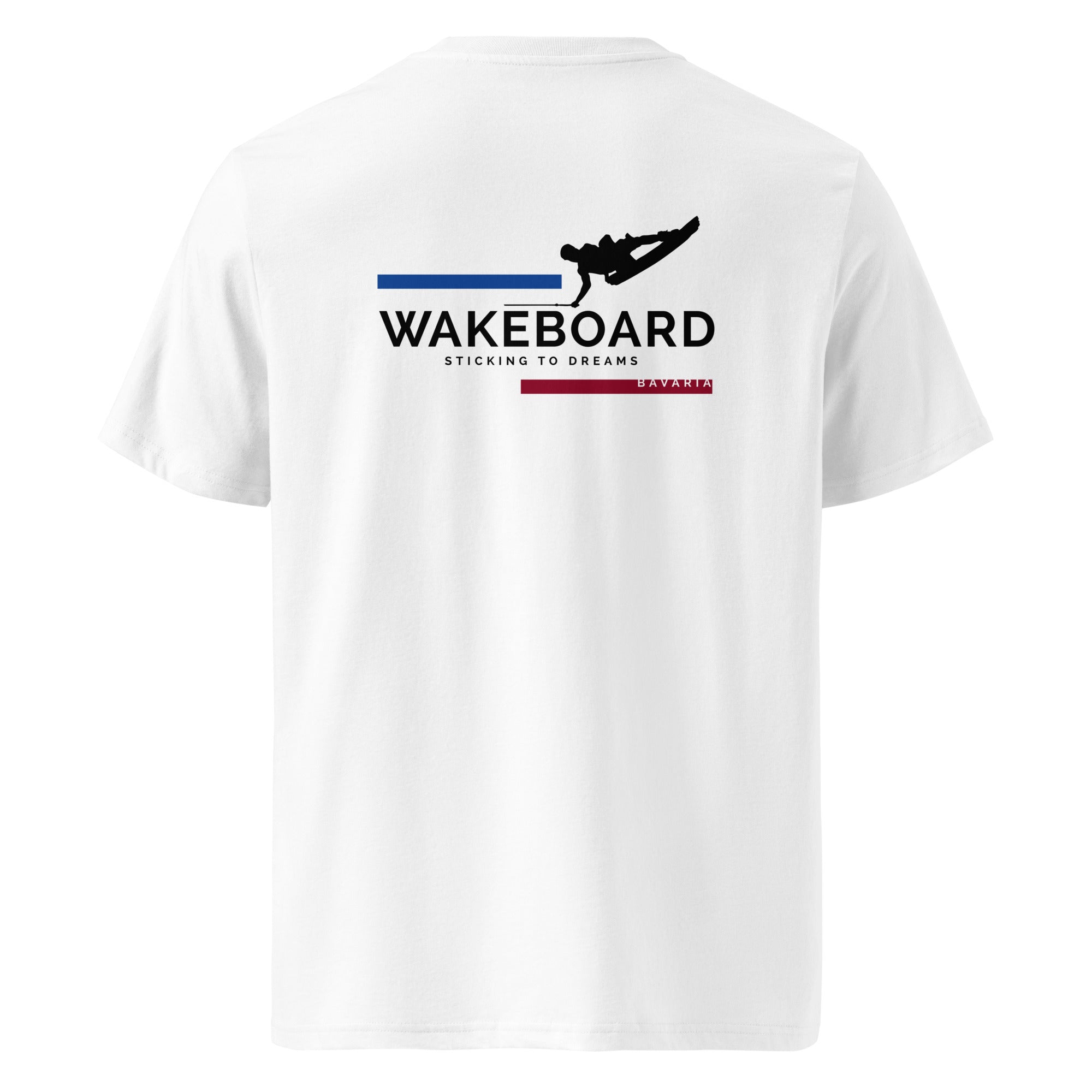 Wakeboard T-Shirt Unisex – Wakeboarding Shirt, inspiriert vom Wakeboarden am Ammersee, Starnberger See, Pilsensee, Wörthsee