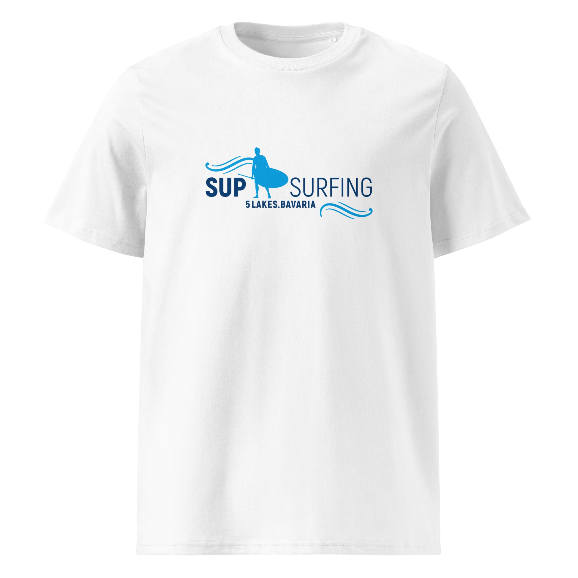 SUP Surfing T-Shirt Unisex – Stand-Up-Paddling inspiriert vom SUP am Ammersee, Starnberger See, Wörthsee, Pilsensee, Weßling