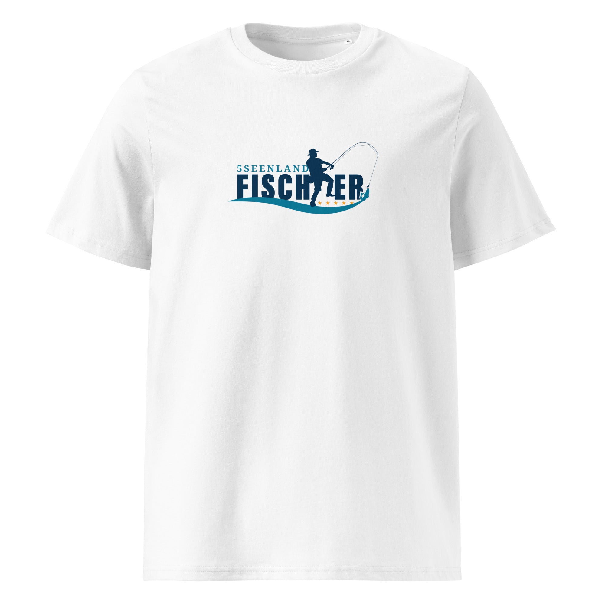 Angler & Fischer T-Shirt, inspiriert vom Angeln & Fischen am Ammersee, Starnberger See, Wörthsee, Pilsensee, Weßlinger See