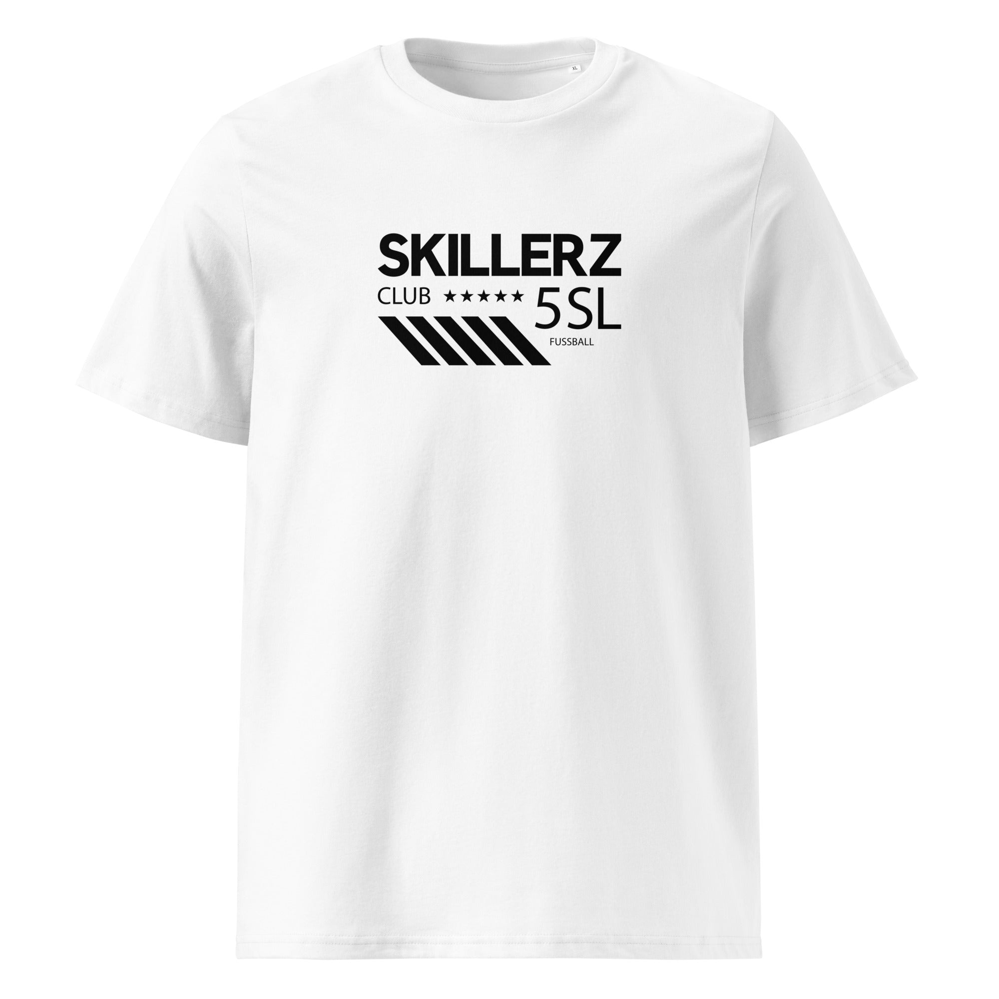 Fußball T-Shirt Unisex – Skillerz Club – Bio-Baumwolle, Medium-Fit und nachhaltig. Das Fußball Shirt aus dem Fünfseenland