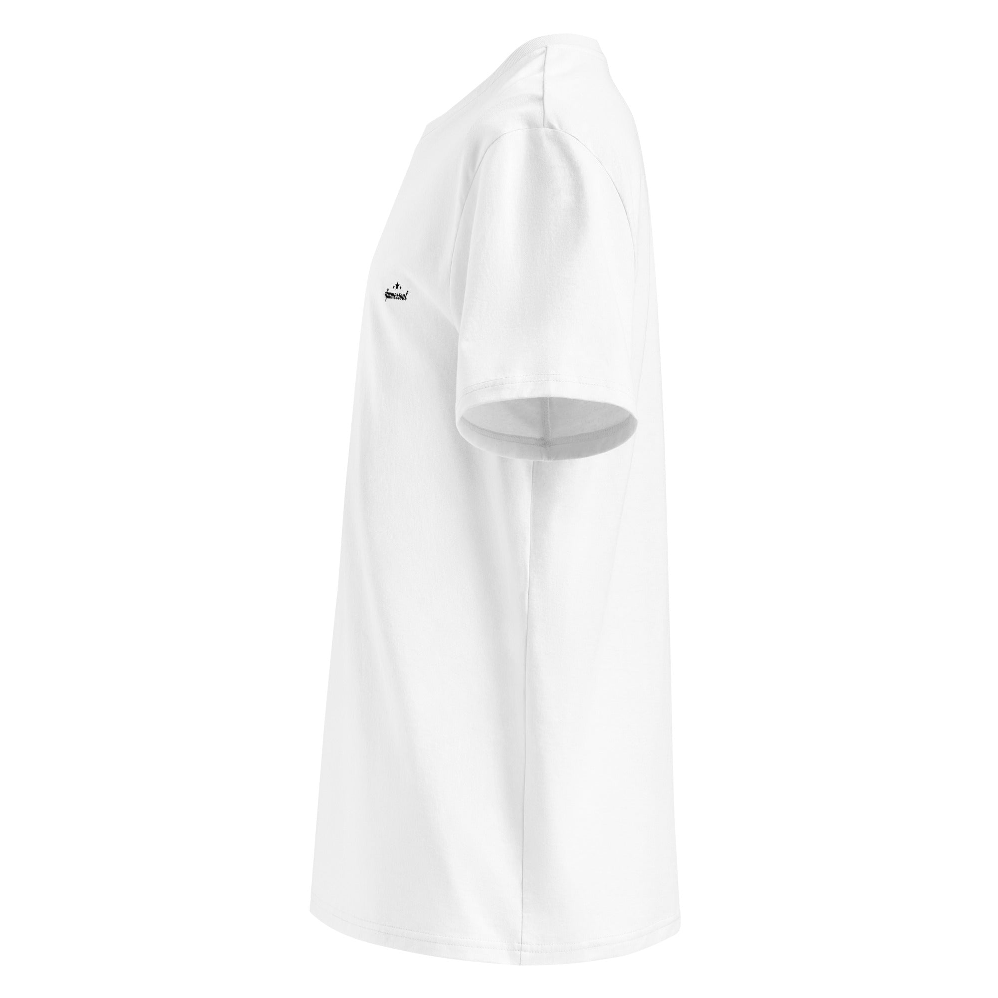 Ammersoul T-Shirt Unisex Ammersoul Weiß Rückseite – nachhaltige Streetwear Ammersee Edition