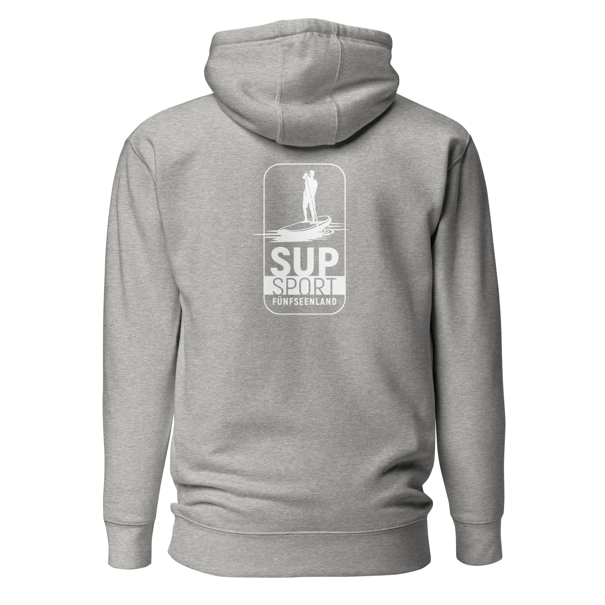 SUP Boarden Fünfseenland Hoodie inspiriert vom Stand-Up-Paddling am Ammersee, Starnberger See, Wörthsee, Pilsensee, Weßling
