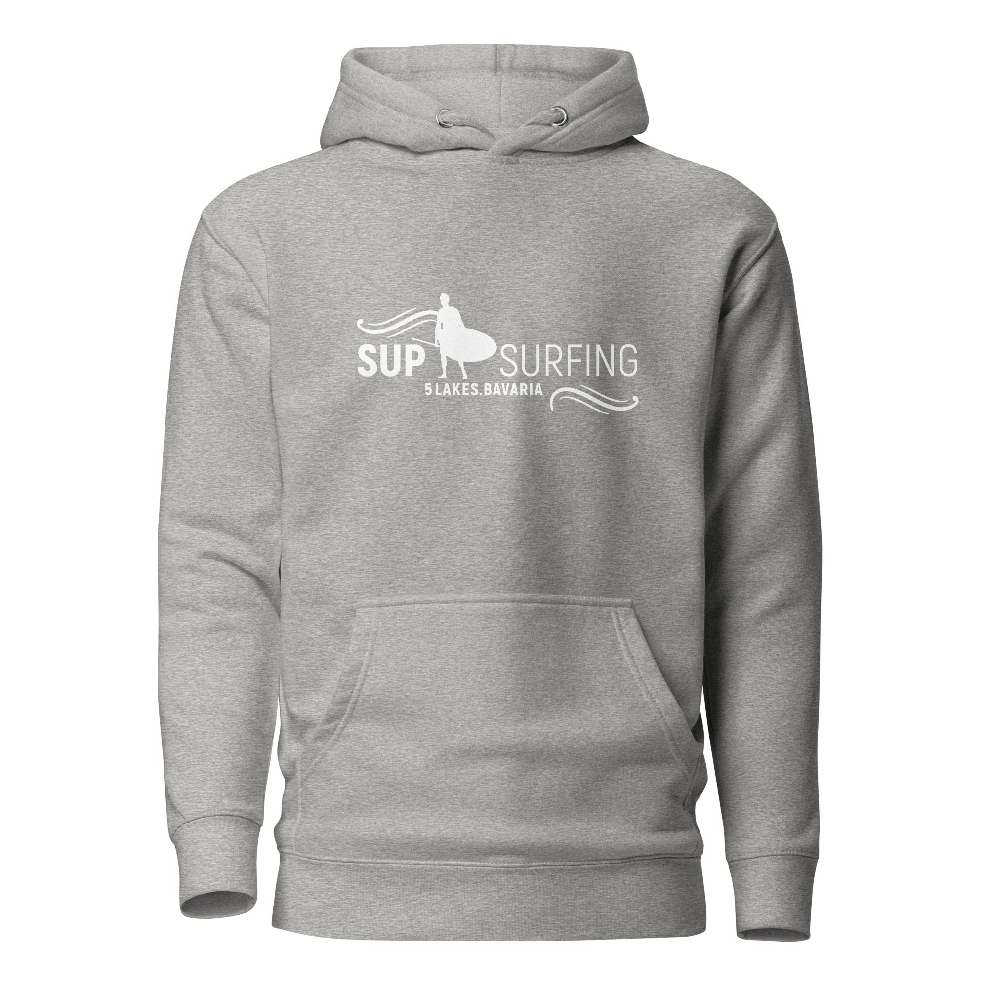 SUP Surfing Hoodie Unisex – Stand-Up-Paddling inspiriert vom SUP am Ammersee, Starnberger See, Wörthsee, Pilsensee, Weßling