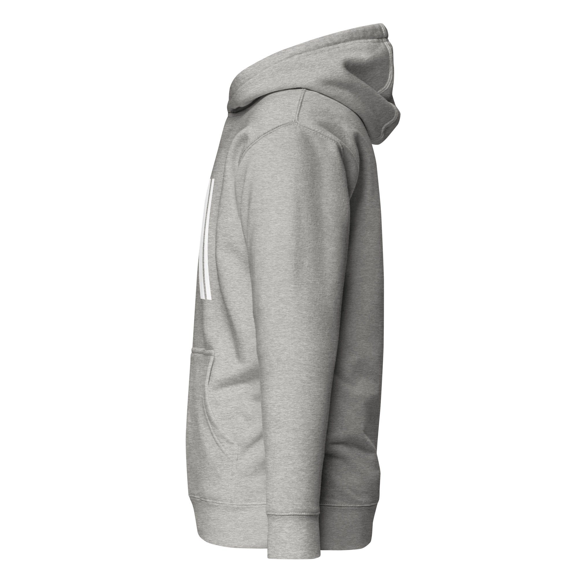 Modern Styles Hoodie Unisex Big A Grau – Modelabel Mode inspiriert von Dießen & Utting am Ammersee nahe Augsburg