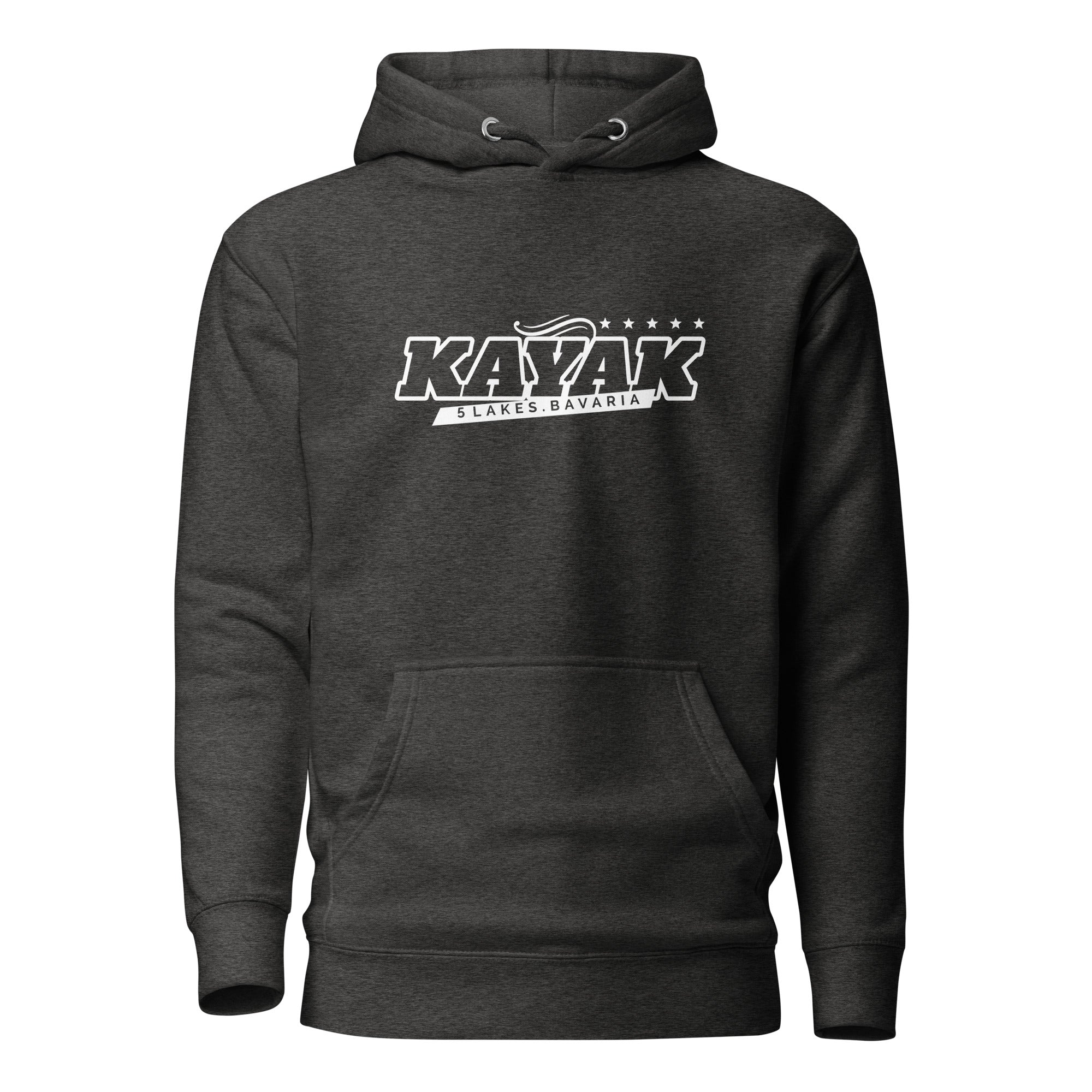 Kayak Hoodie Unisex – Kayaking Fünfseenland, inspiriert vom Kayak fahren am Ammersee, Starnberger See, Wörthsee, Pilsensee