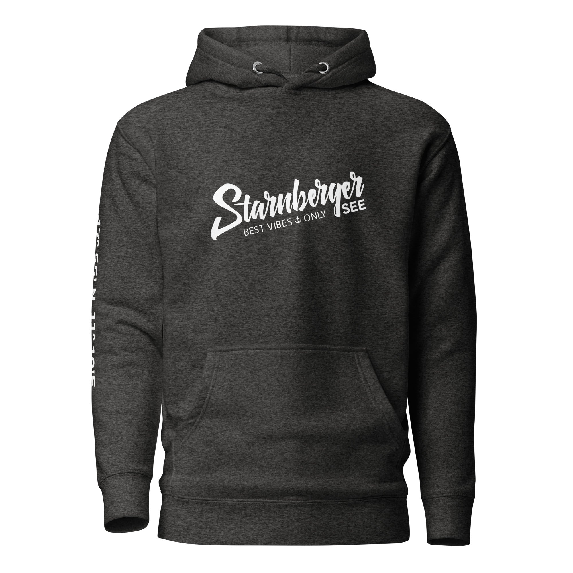 Starnberger See Unisex Hoodie Grau – nachhaltiger See Hoodie inspiriert vom Starnberger See & Söcking in Starnberg