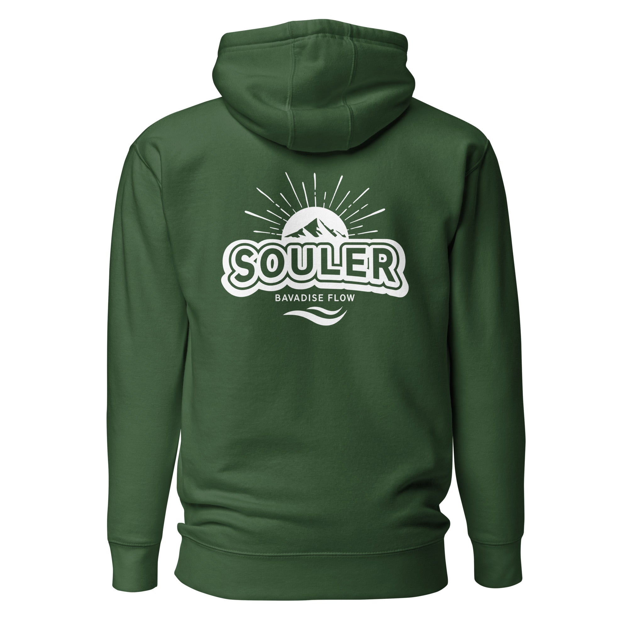 Souler Hoodie Unisex Grün – nachhaltige Streetwear inspiriert vom Ammersee & Starnberger See in Bayern