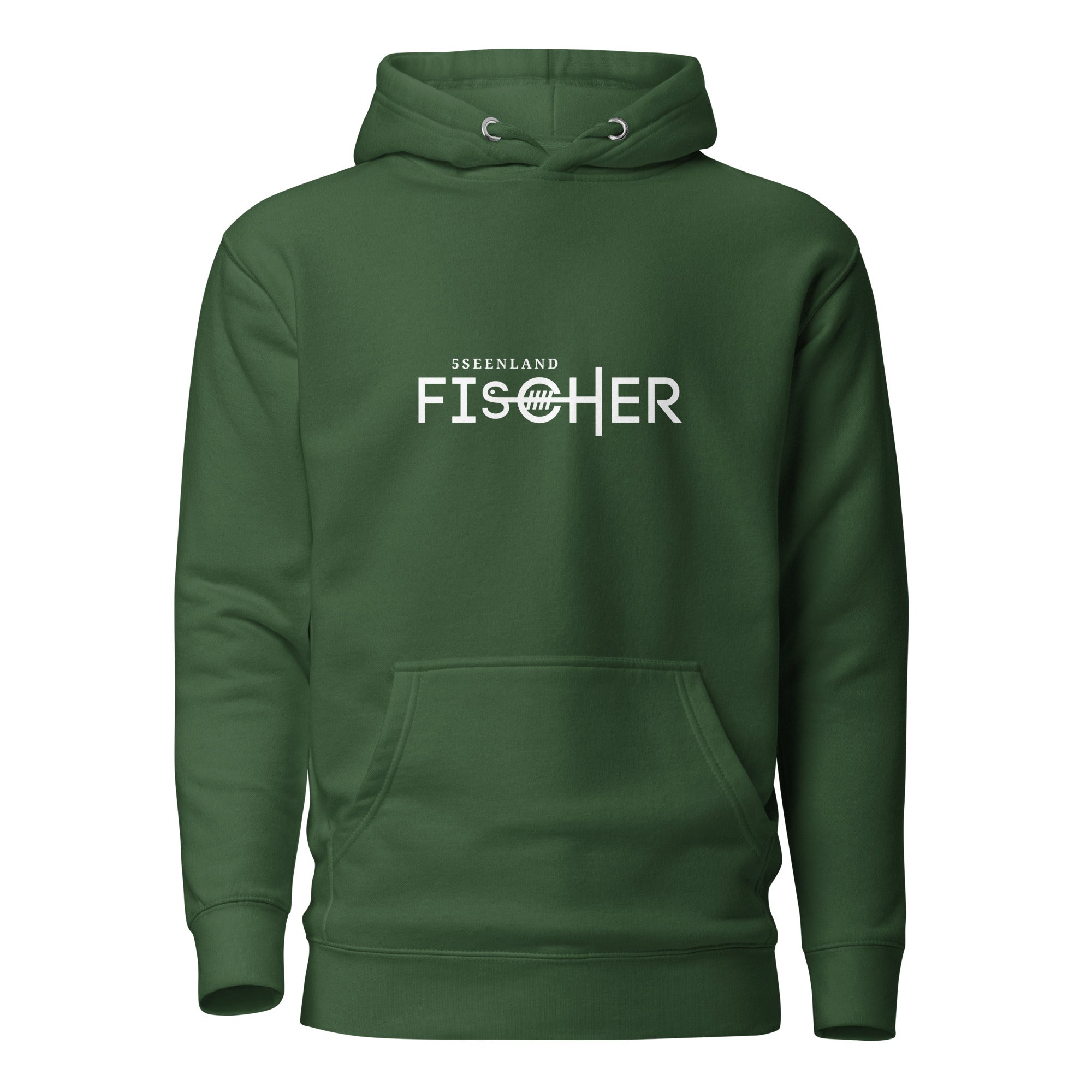 Angler & Fischer Hoodie Unisex inspiriert vom Angeln am Ammersee, 
Starnberger See, Wörthsee, Pilsensee, Weßlinger See
