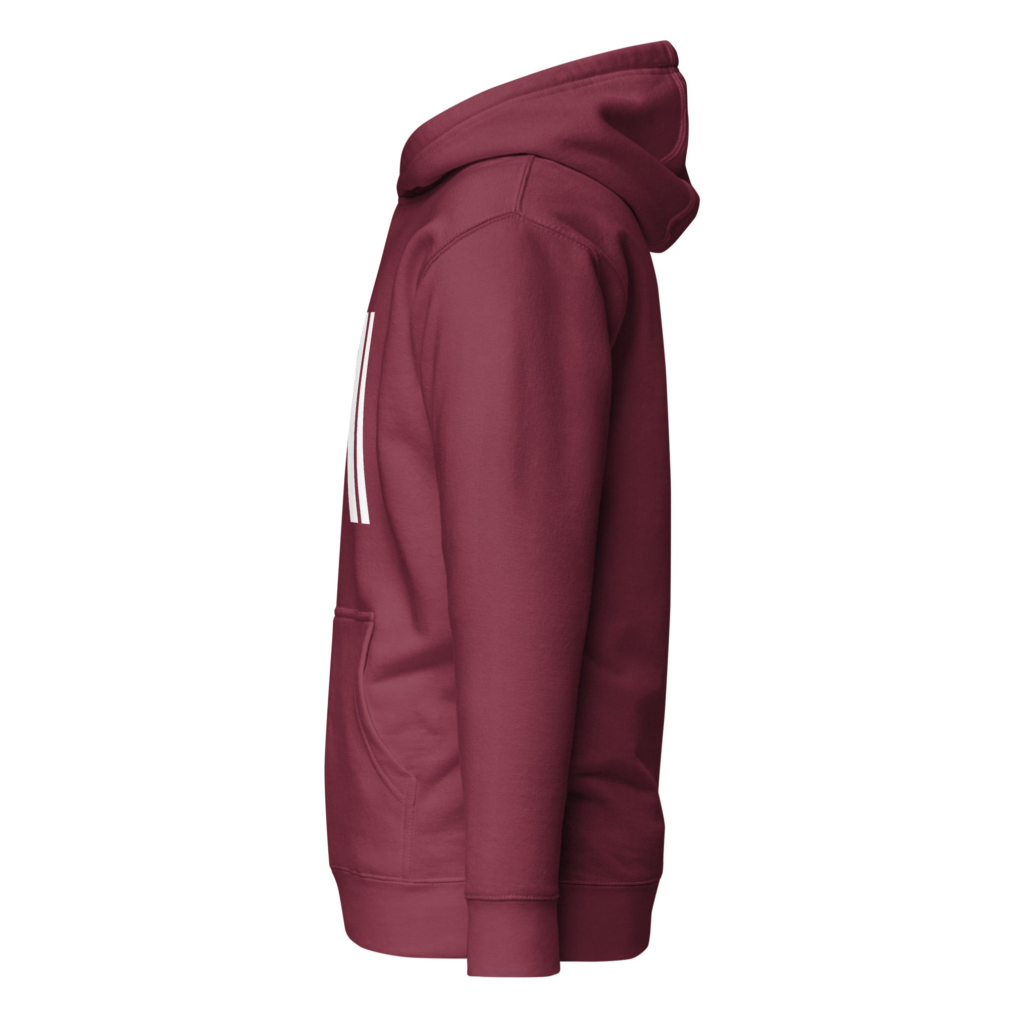 Modern Styles Hoodie Big A Bordeaux – Mode inspiriert von Utting & Dießen am Ammersee nahe Augsburg