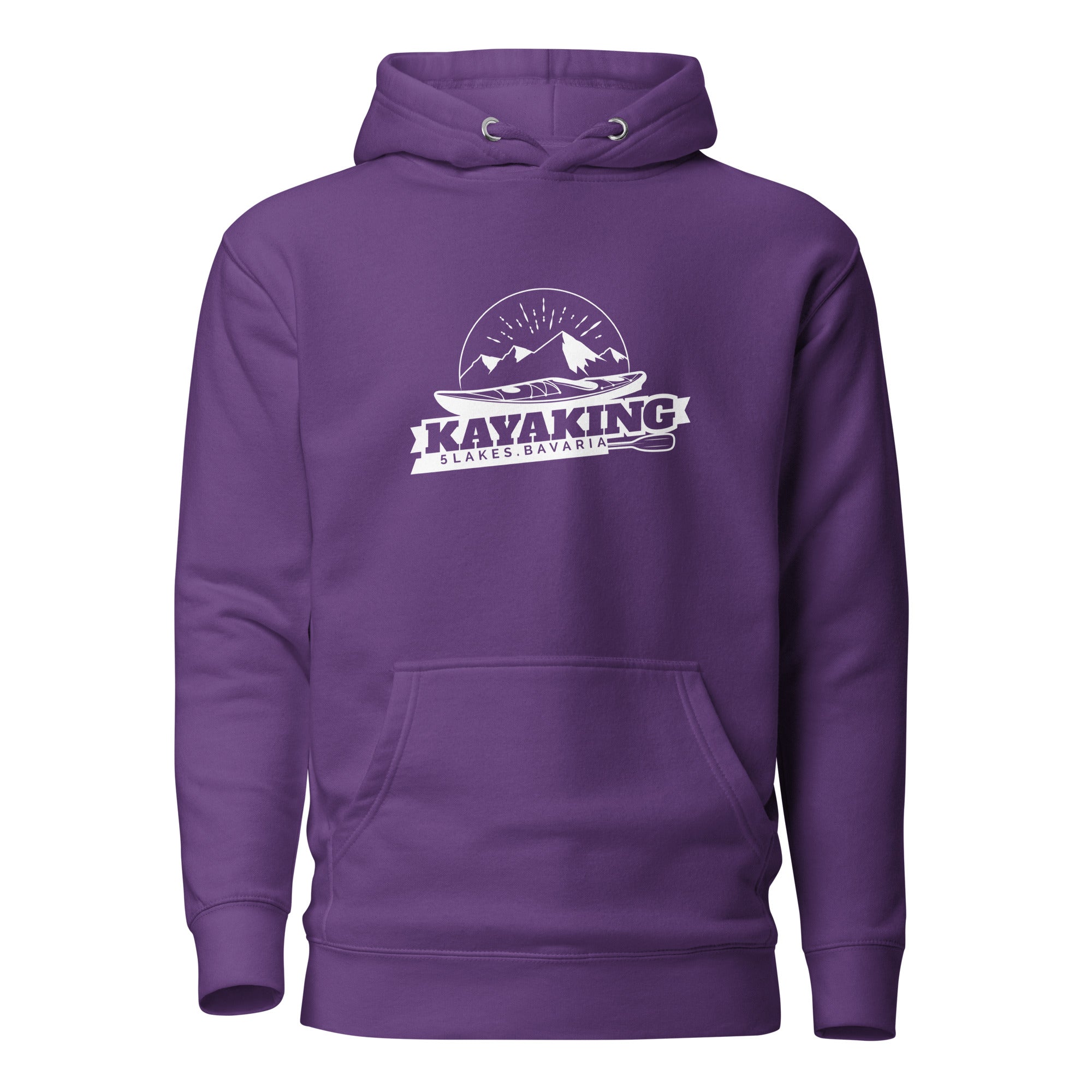 Kayak Hoodie Unisex – Kayaking Kapuzenpullover inspiriert vom Kayaking am Ammersee, Starnberger See, Wörthsee, Pilsensee