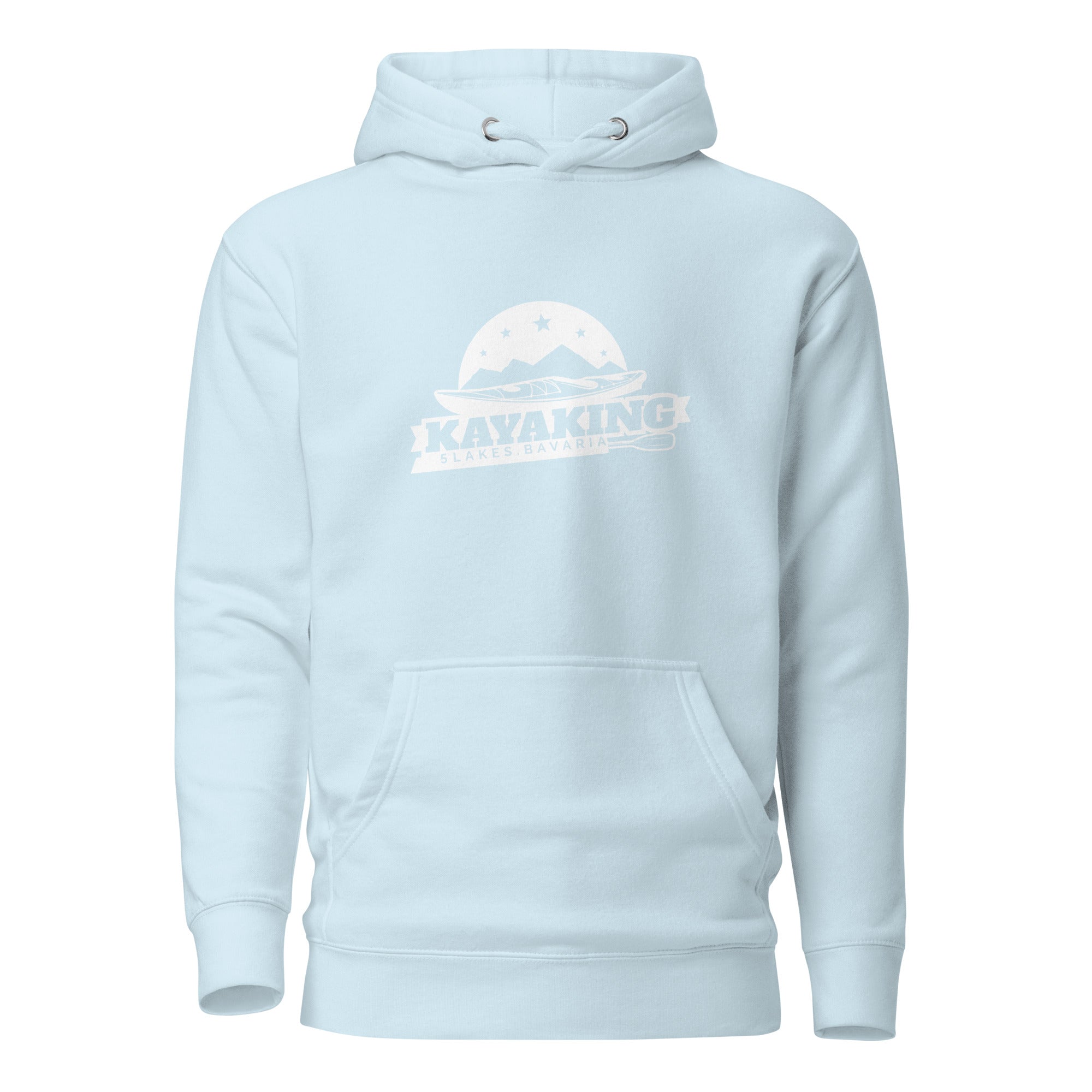 Kayak Hoodie Unisex – Kayaking, inspiriert vom Kayaking am Abend & Nacht am Ammersee, Starnberger See, Wörthsee, Pilsensee