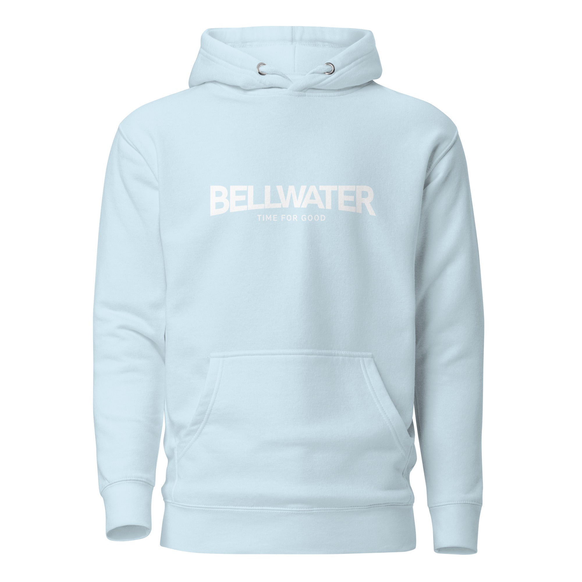 Bellwater Unisex Hoodie Hellblau – nachhaltige Streetwear inspiriert vom Ammersee & Fünfseenland
