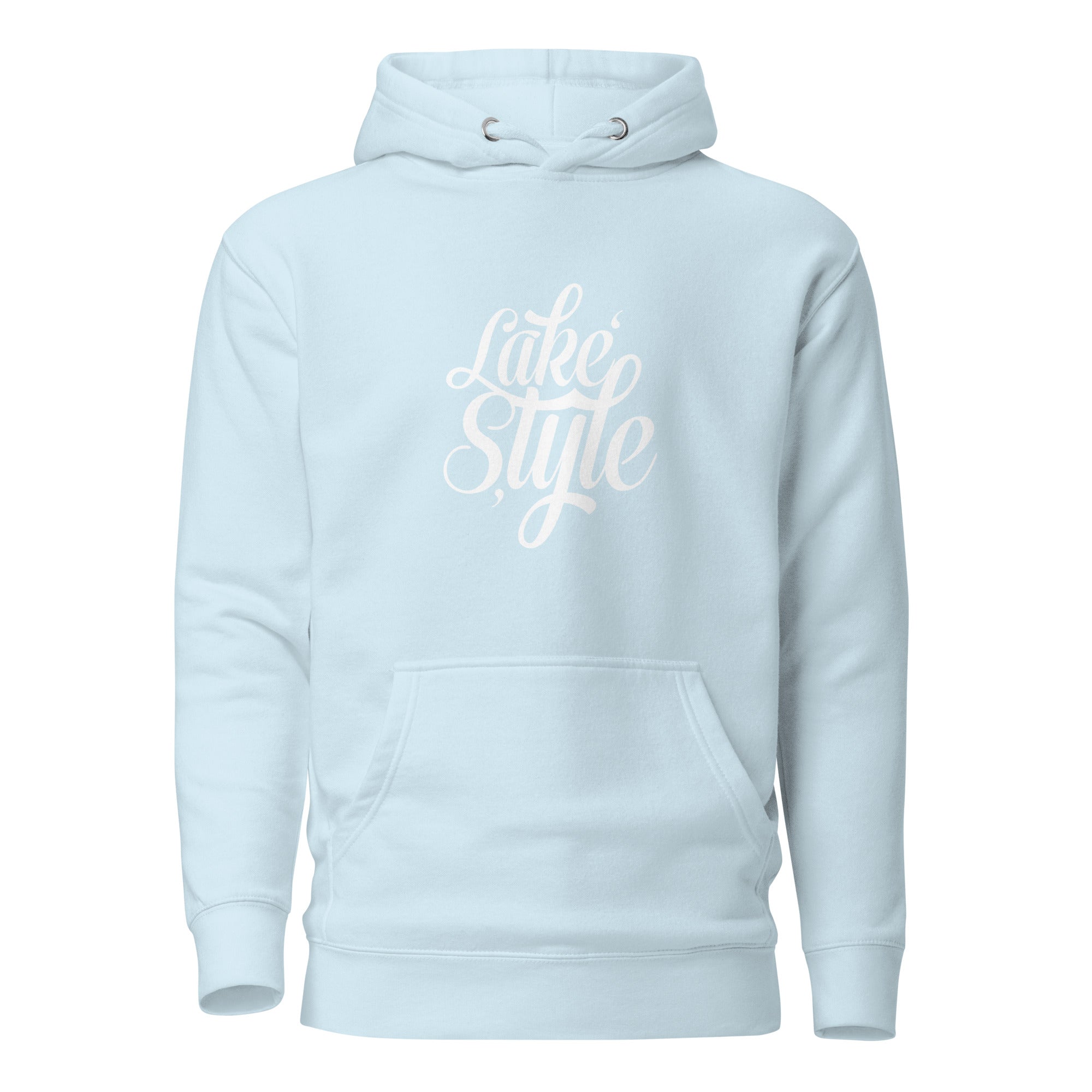 Lake Style Hoodie Unisex Hellblau – Ammersoul Kleidung inspiriert vom Modelabel, Ammersee & Fünfseenland