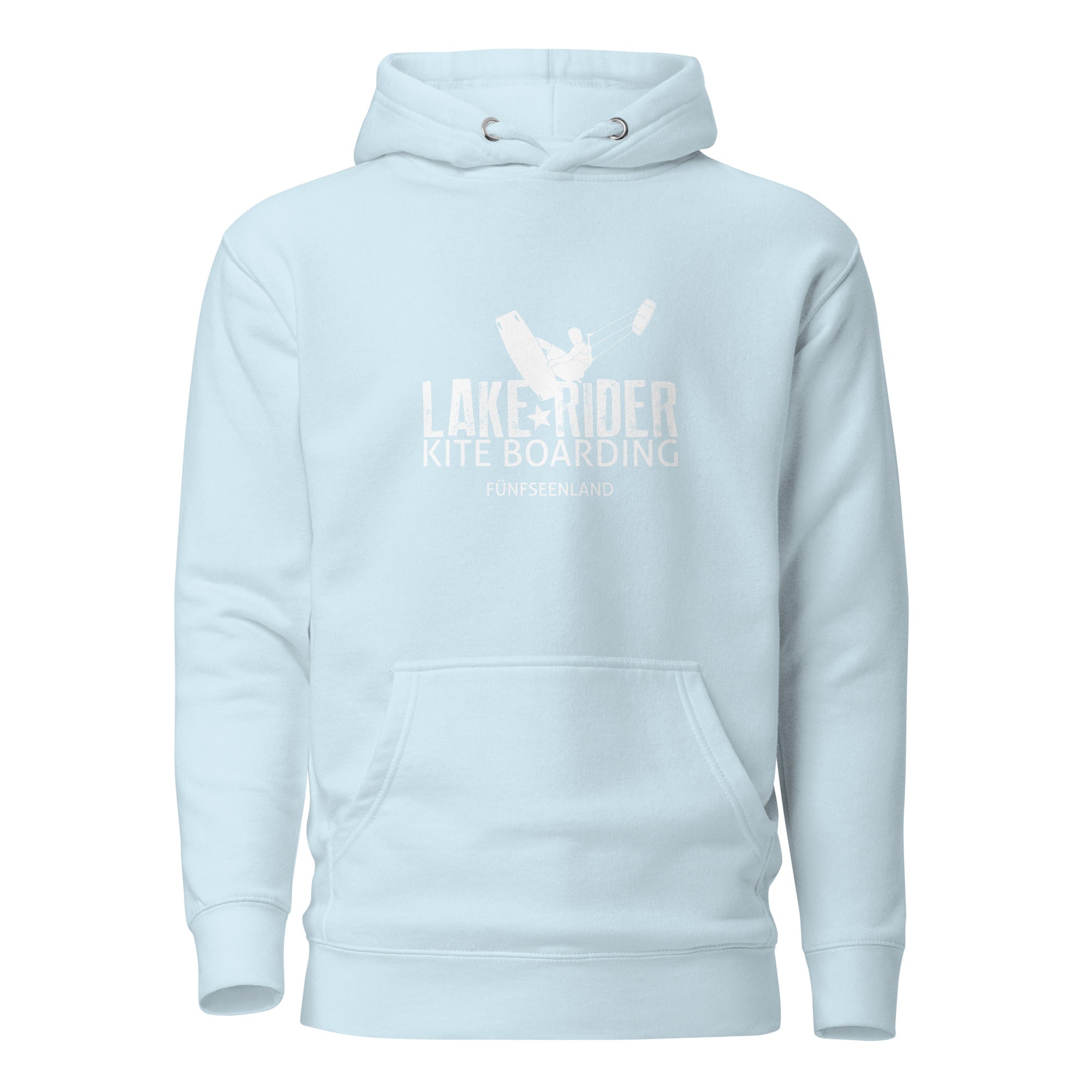 Kitesurfen Hoodie Unisex – Kite Boarding inspiriert vom Kite & Kite Boarden am Ammersee, Starnberger See, Wörthsee, Pilsensee