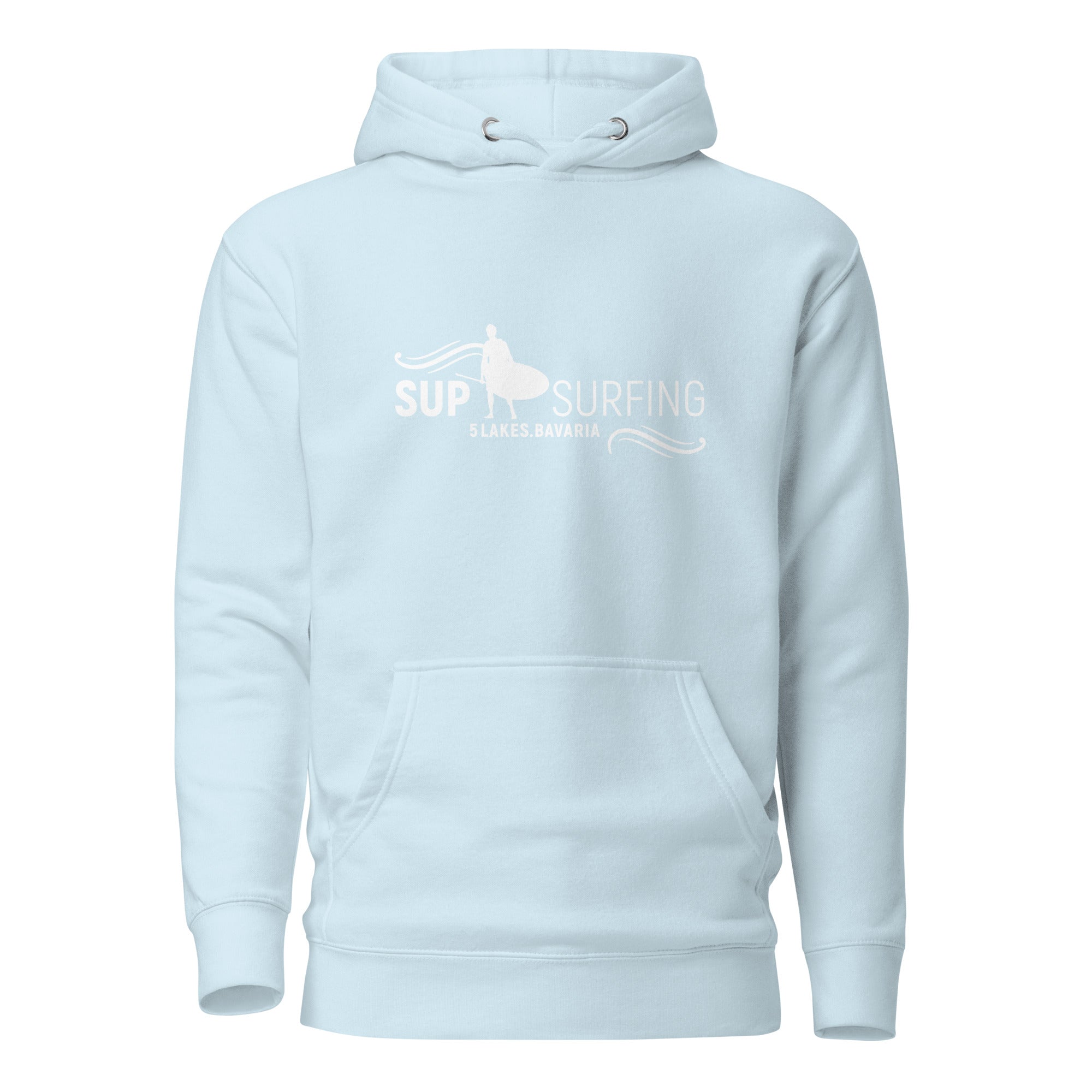 SUP Surfing Hoodie Unisex – Stand-Up-Paddling inspiriert vom SUP am Ammersee, Starnberger See, Wörthsee, Pilsensee, Weßling