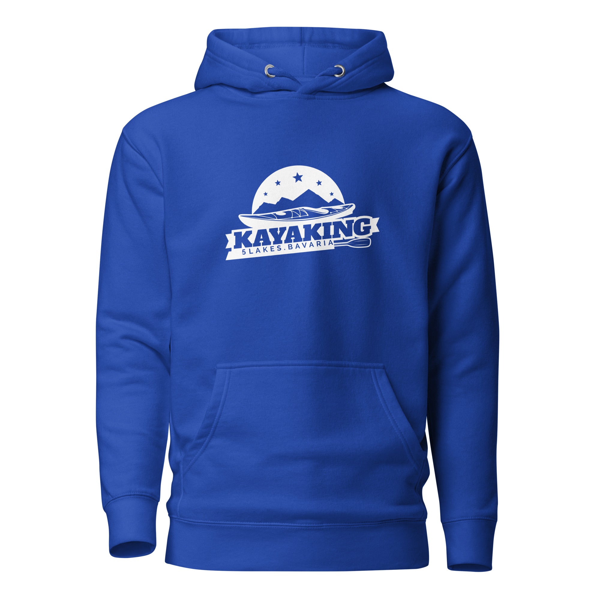 Kayak Hoodie Unisex – Kayaking, inspiriert vom Kayaking am Abend & Nacht am Ammersee, Starnberger See, Wörthsee, Pilsensee