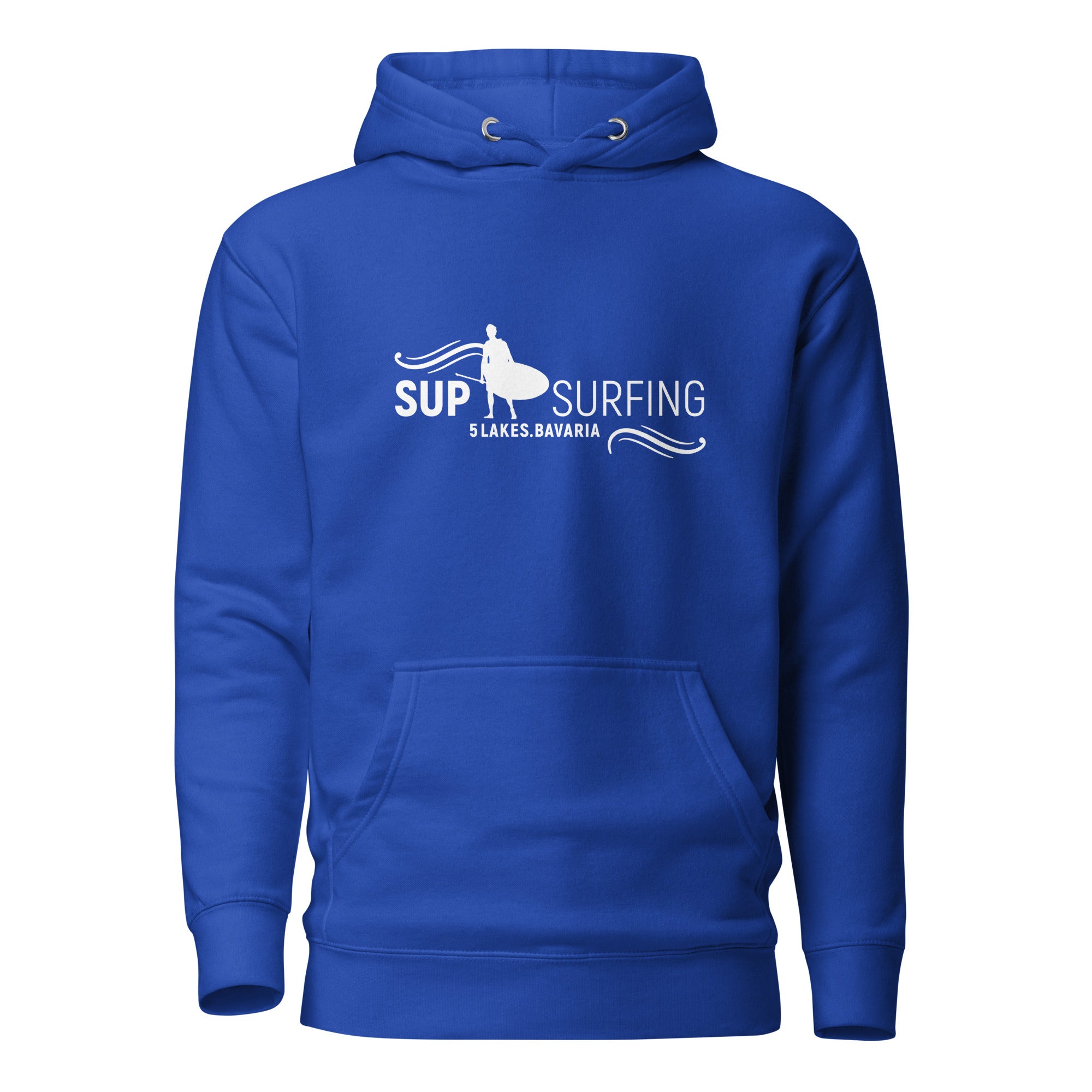 SUP Surfing Hoodie Unisex – Stand-Up-Paddling inspiriert vom SUP am Ammersee, Starnberger See, Wörthsee, Pilsensee, Weßling