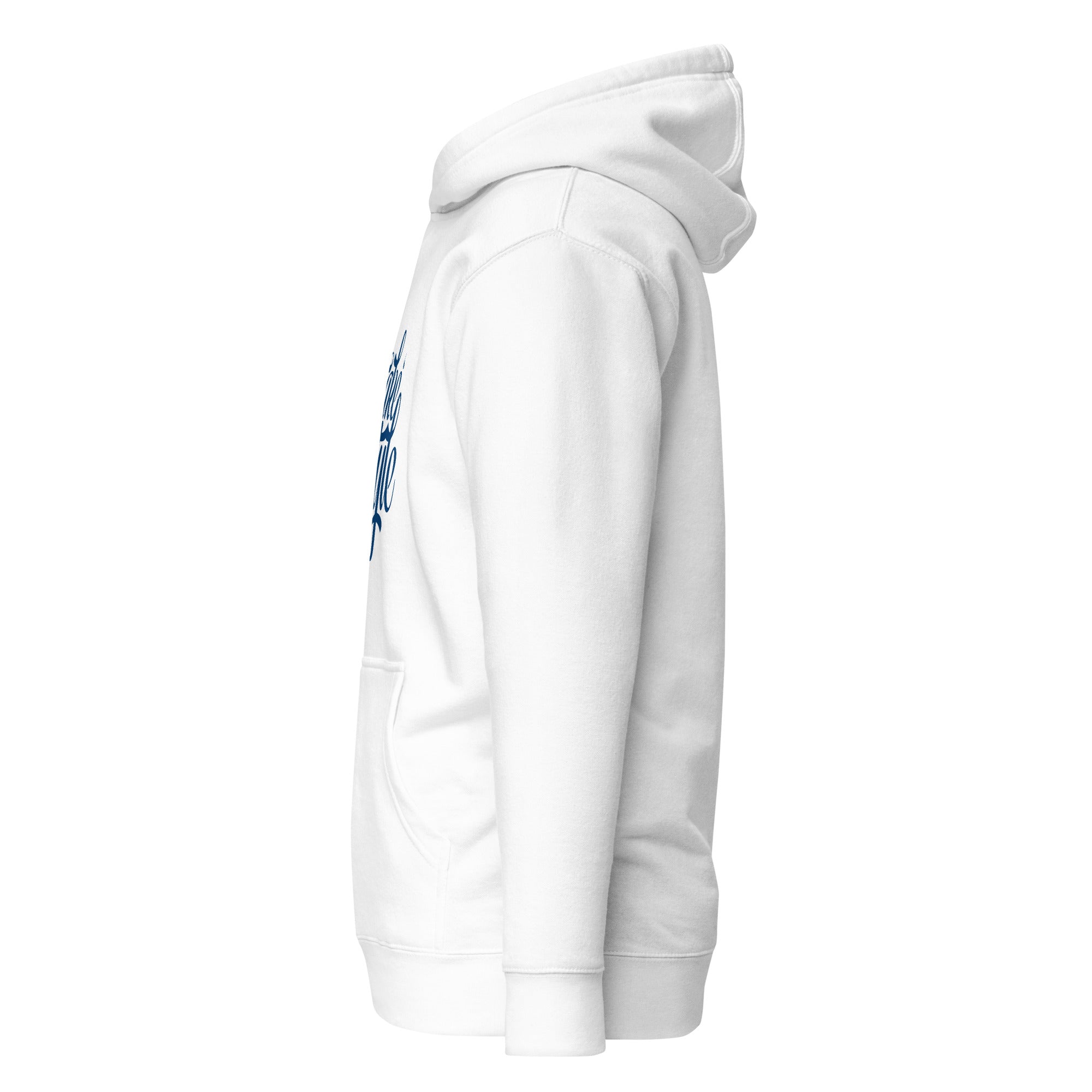Lake Style Hoodie Unisex – See Hoodies, Weiß für Männer & Frauen inspiriert vom Ammersee, Wesslinger See & Pilsensee