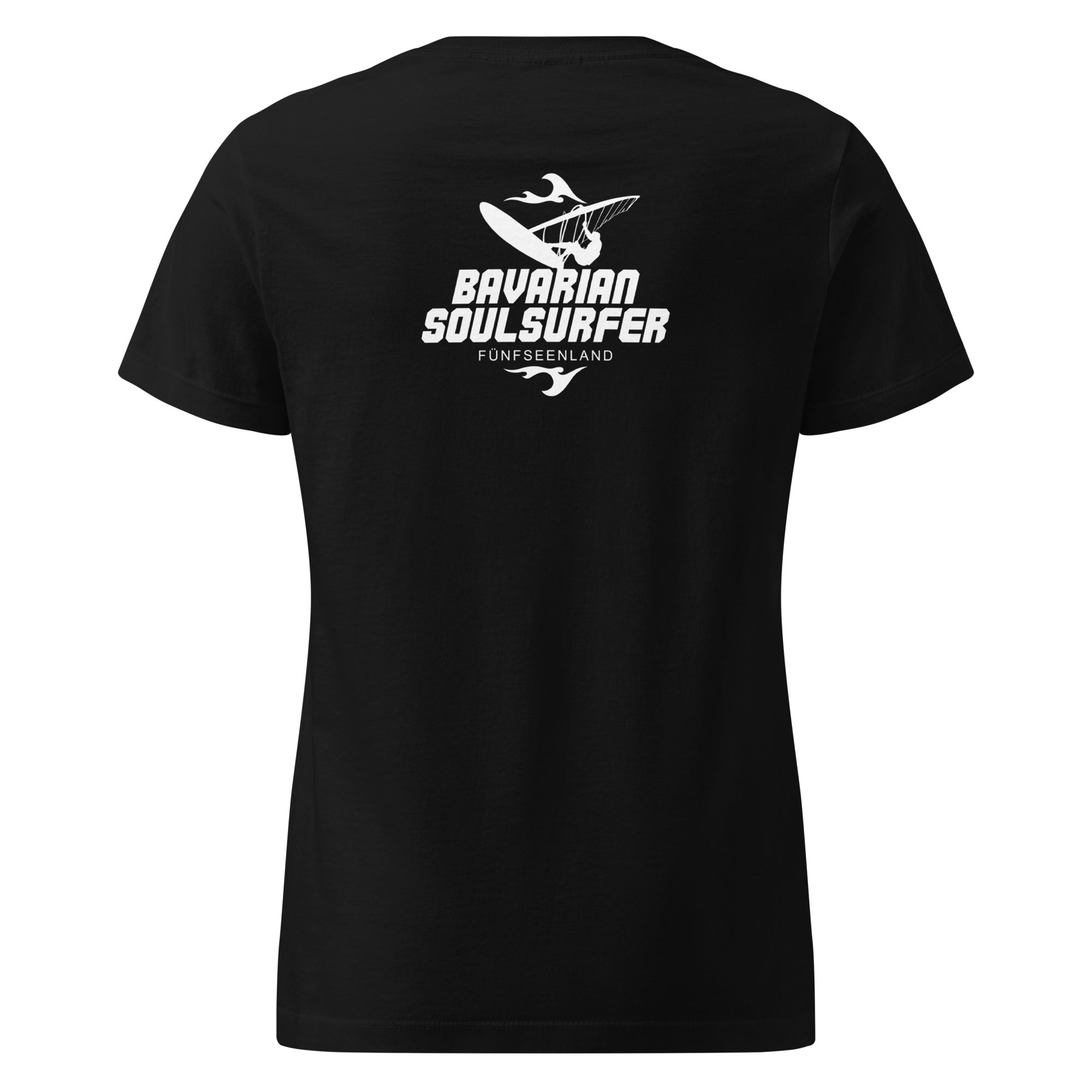 Windsurfen T-Shirt Damen, Windsurfen Shirt inspiriert vom Windsurfen am Ammersee, Windsurfen am Starnberger See & Wörthsee