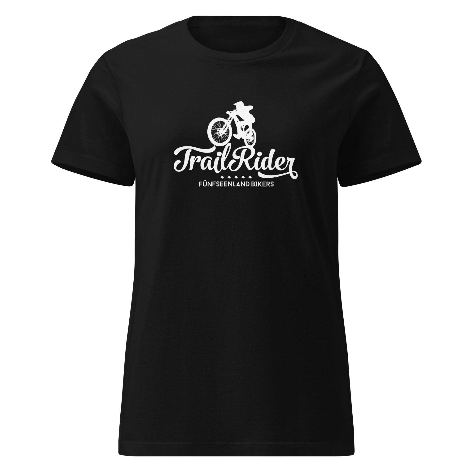 Mountainbike T-Shirt für Damen, inspiriert vom Biken & E-Bike Touren am Ammersee, Starnberger See, Wörthsee & Pilsensee